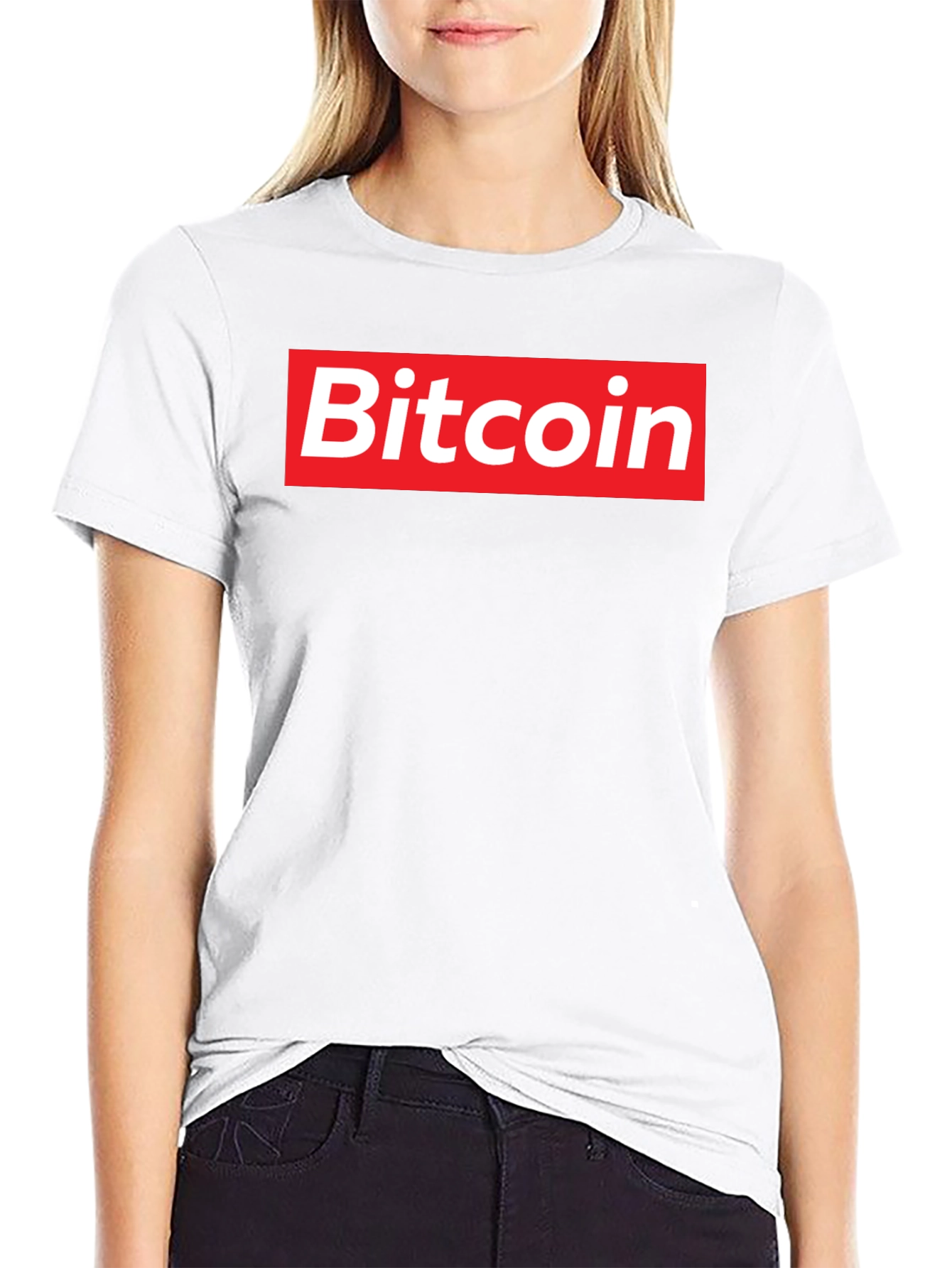 Bitcoin Box Logo T-Shirt - Trendy Crypto Tee
