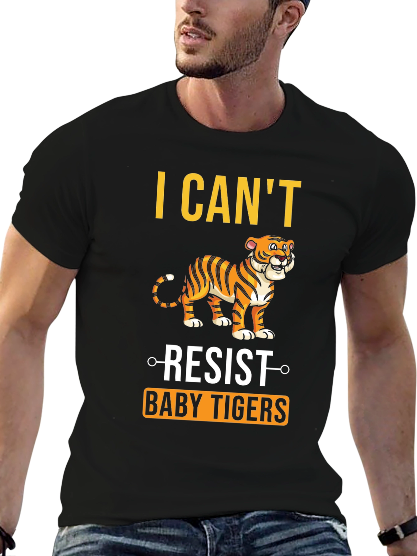 I Cant Resist Baby Tigers Graphic T-Shirt