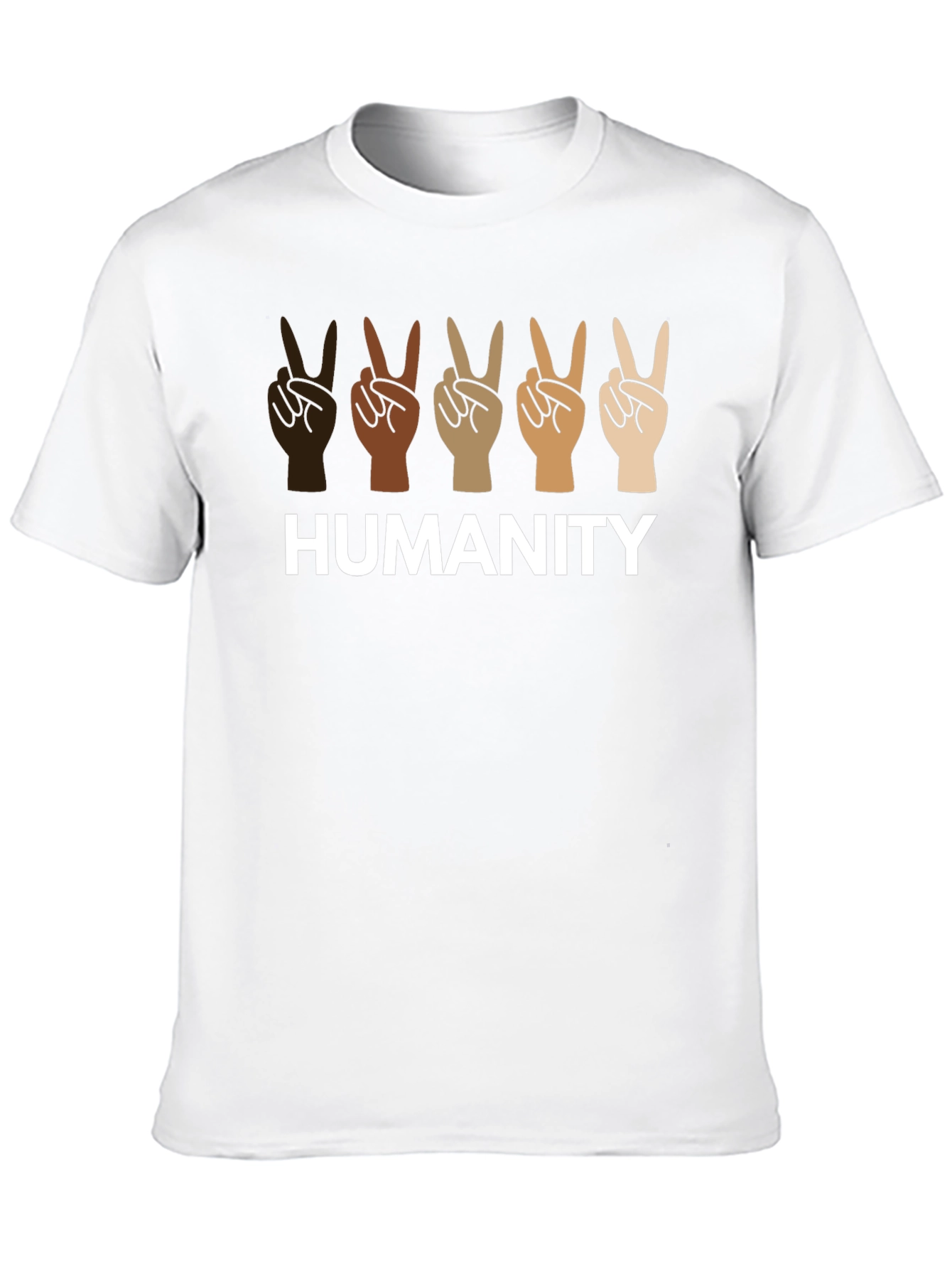 Humanity Peace Sign Diversity T-Shirt
