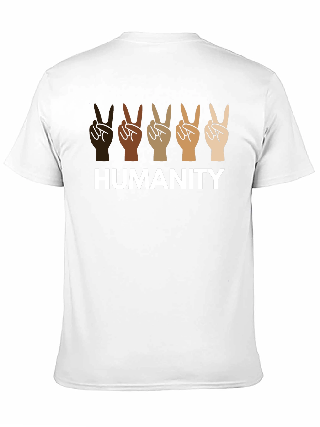 Humanity Peace Sign Diversity T-Shirt