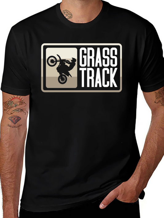 Grass Track T-Shirt - Motorcycle Racing Tee