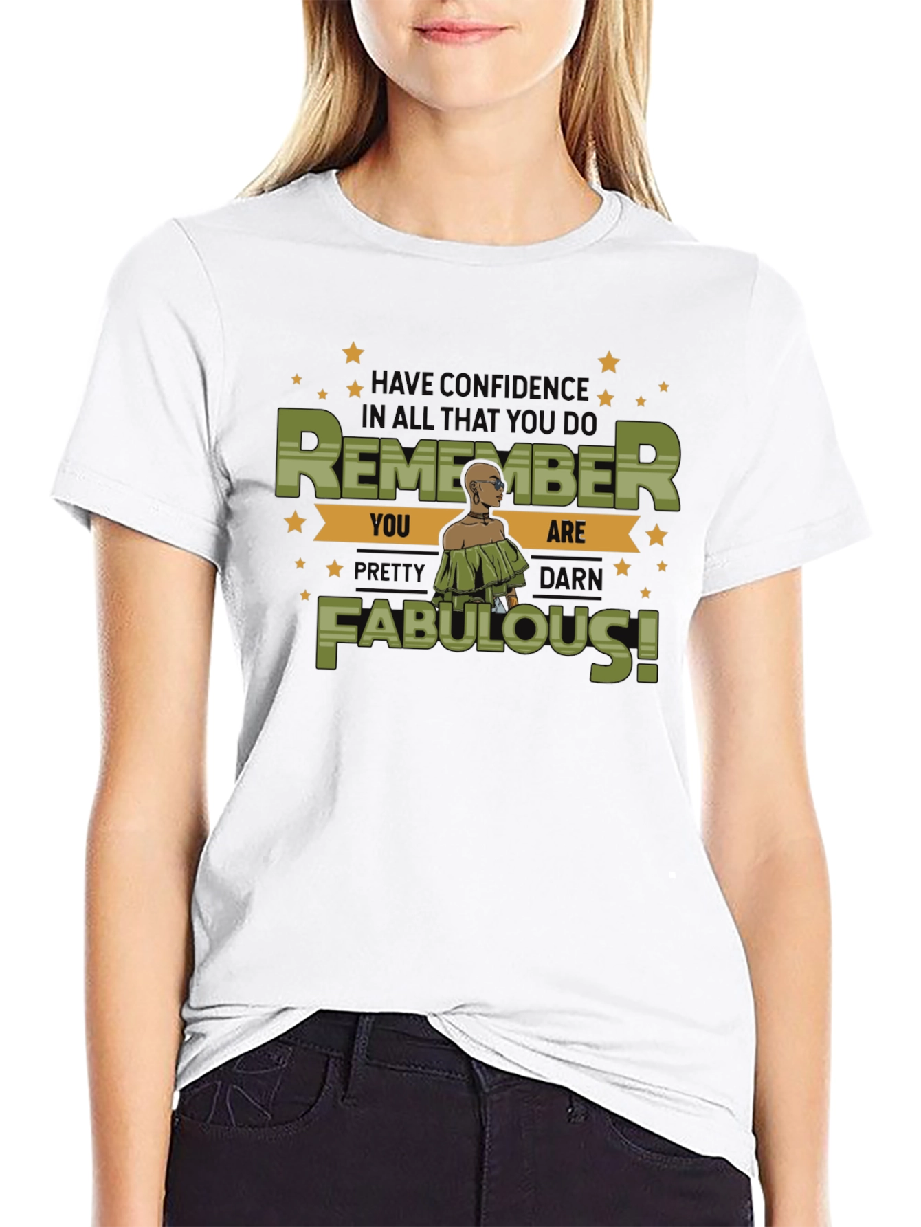 Confidence Fabulous Graphic T-Shirt