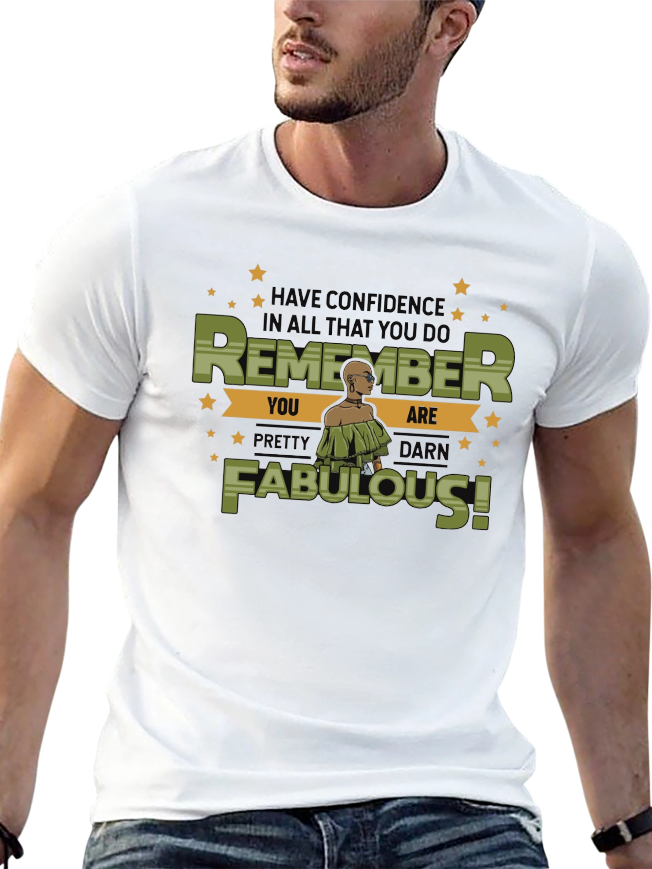 Confidence Fabulous Graphic T-Shirt