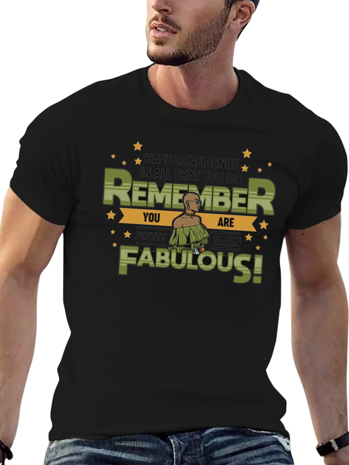 Confidence Fabulous Graphic T-Shirt