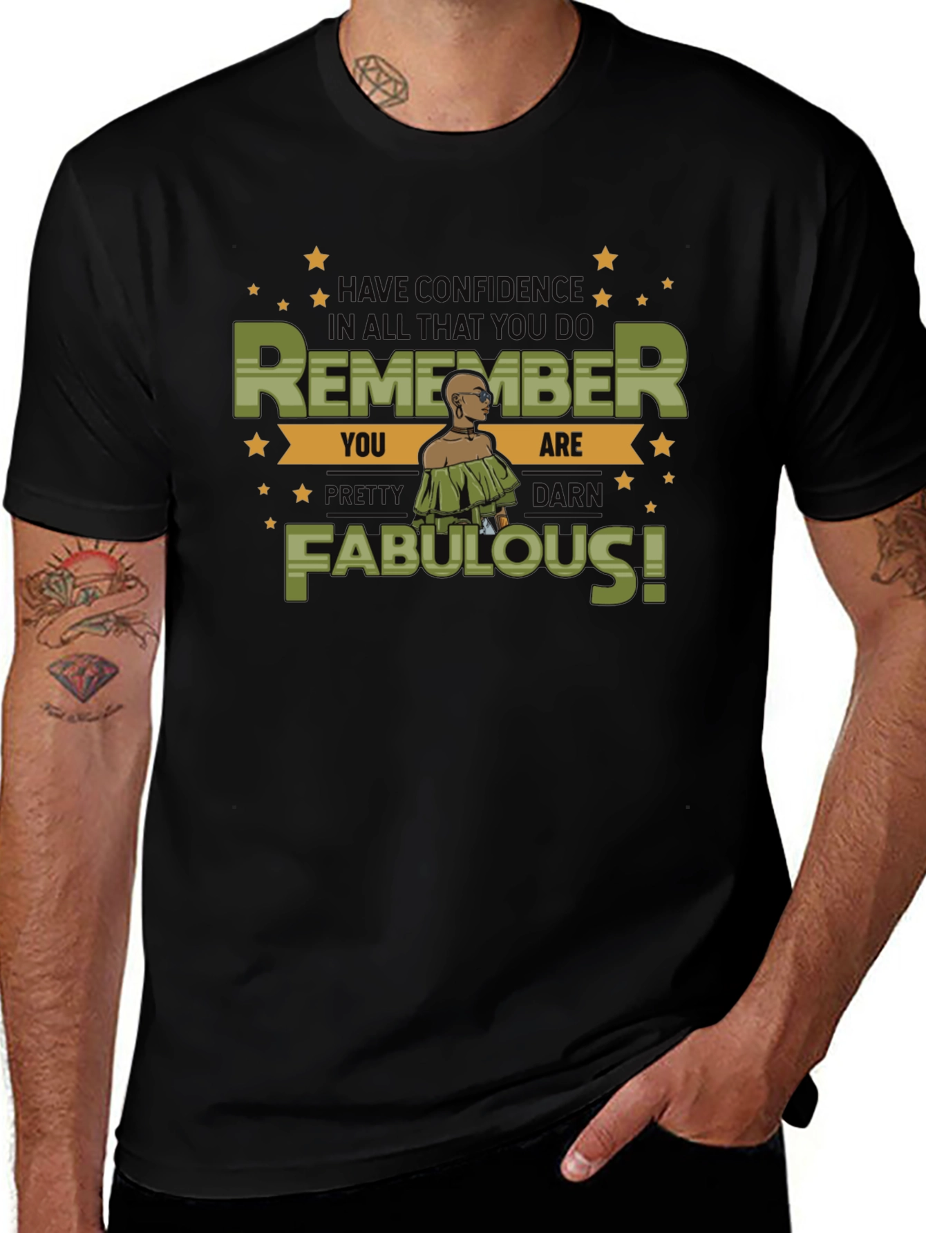 Confidence Fabulous Graphic T-Shirt
