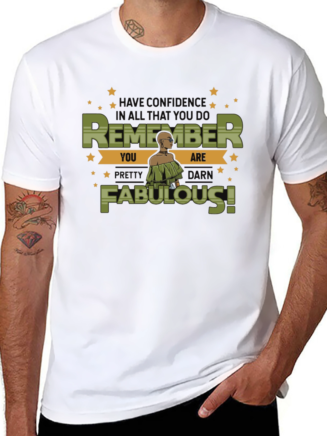 Confidence Fabulous Graphic T-Shirt