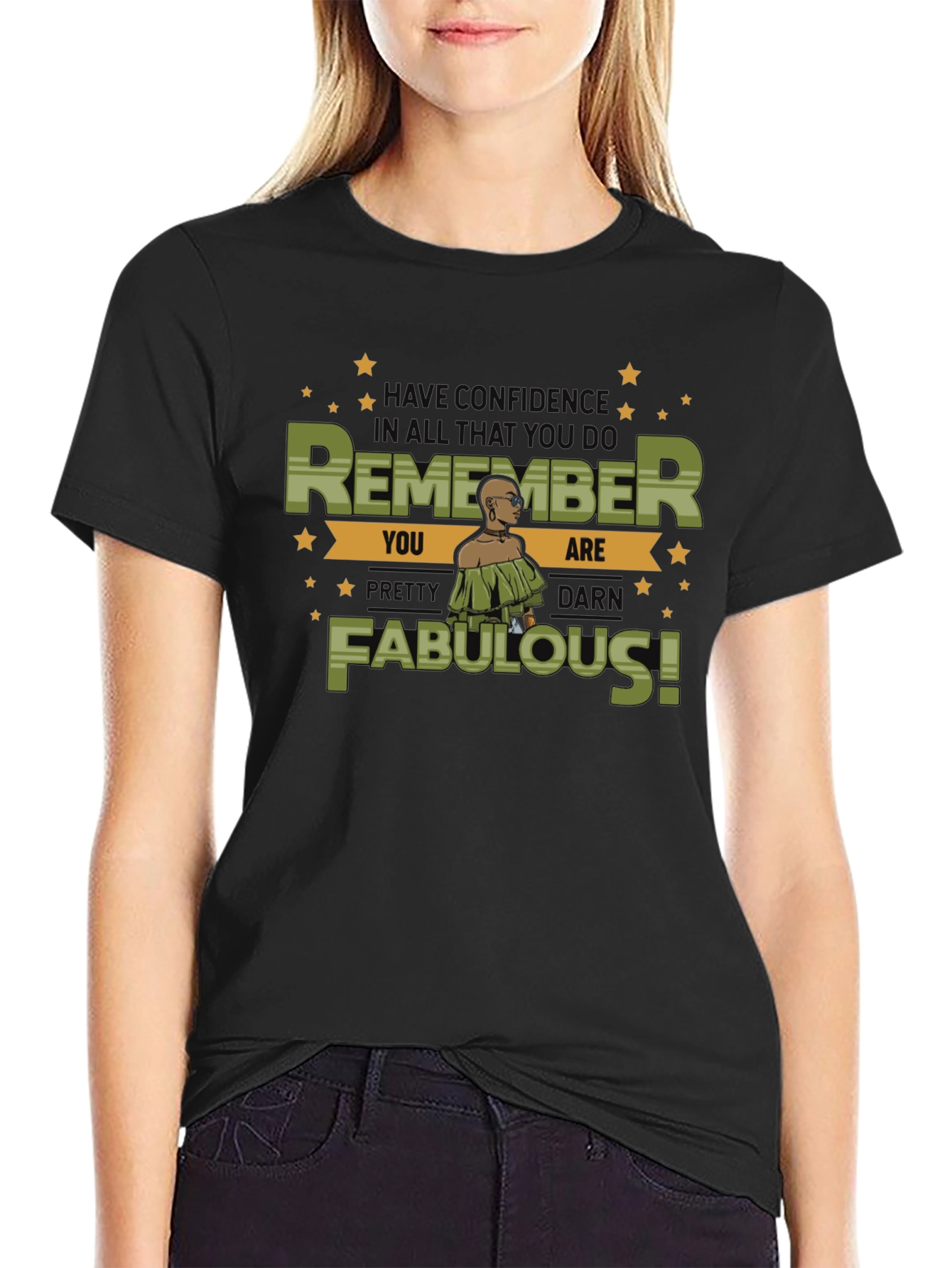 Confidence Fabulous Graphic T-Shirt