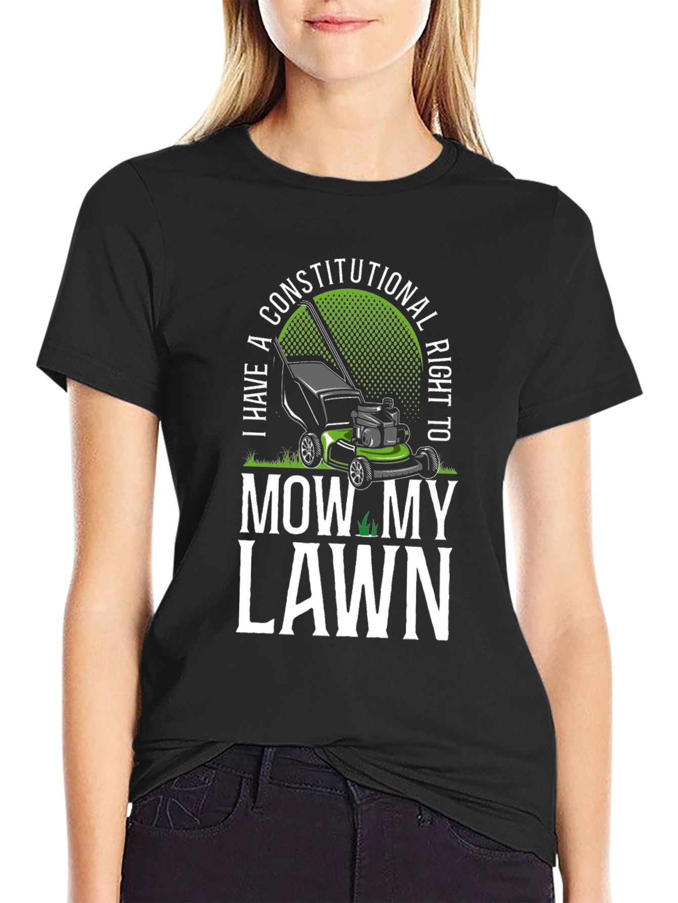 Funny Constitutional Right to Mow My Lawn T-Shirt