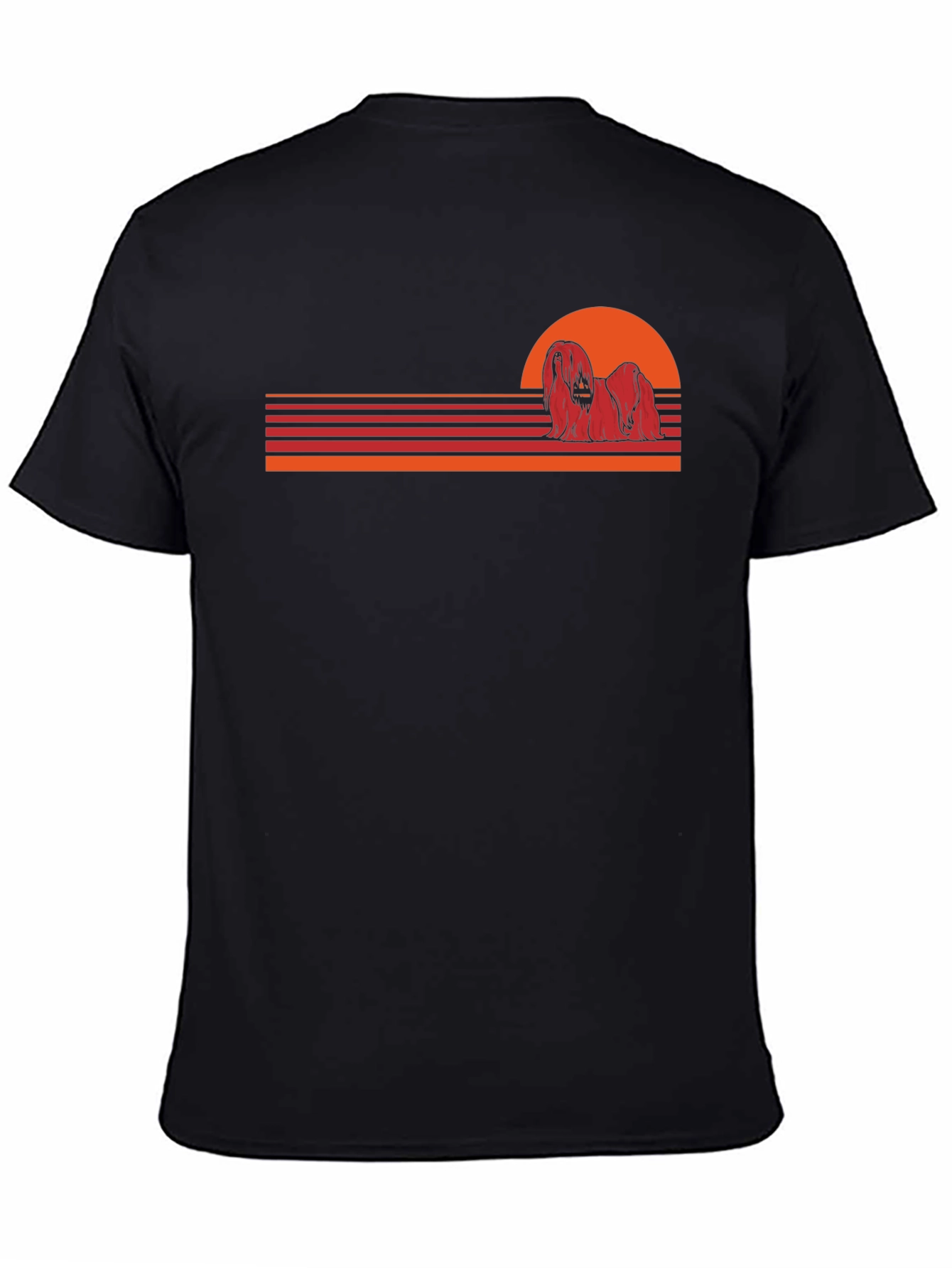 Retro Dog Sunset T-Shirt