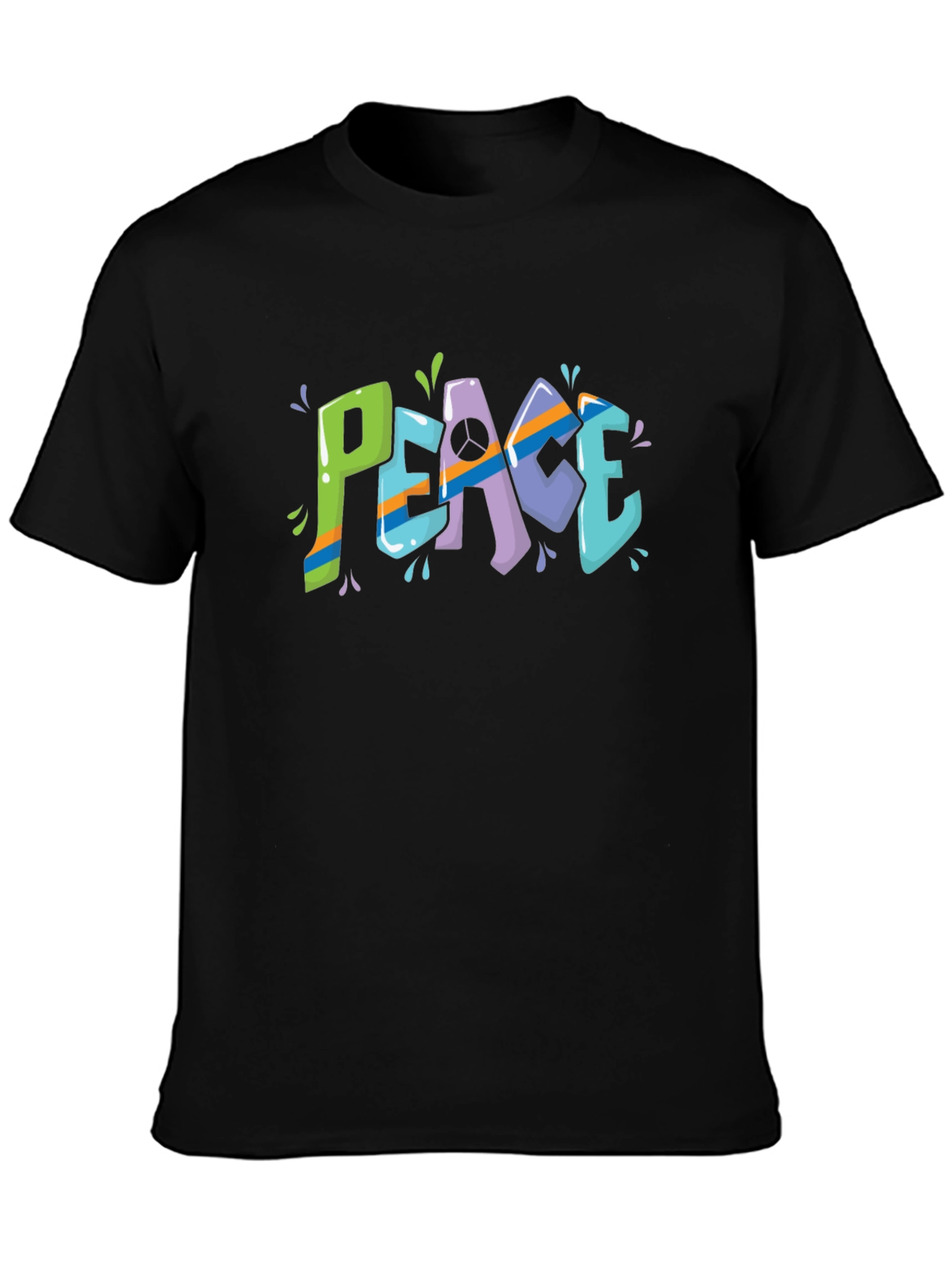 Peace Sign Graphic T-Shirt - Stylish & Trendy