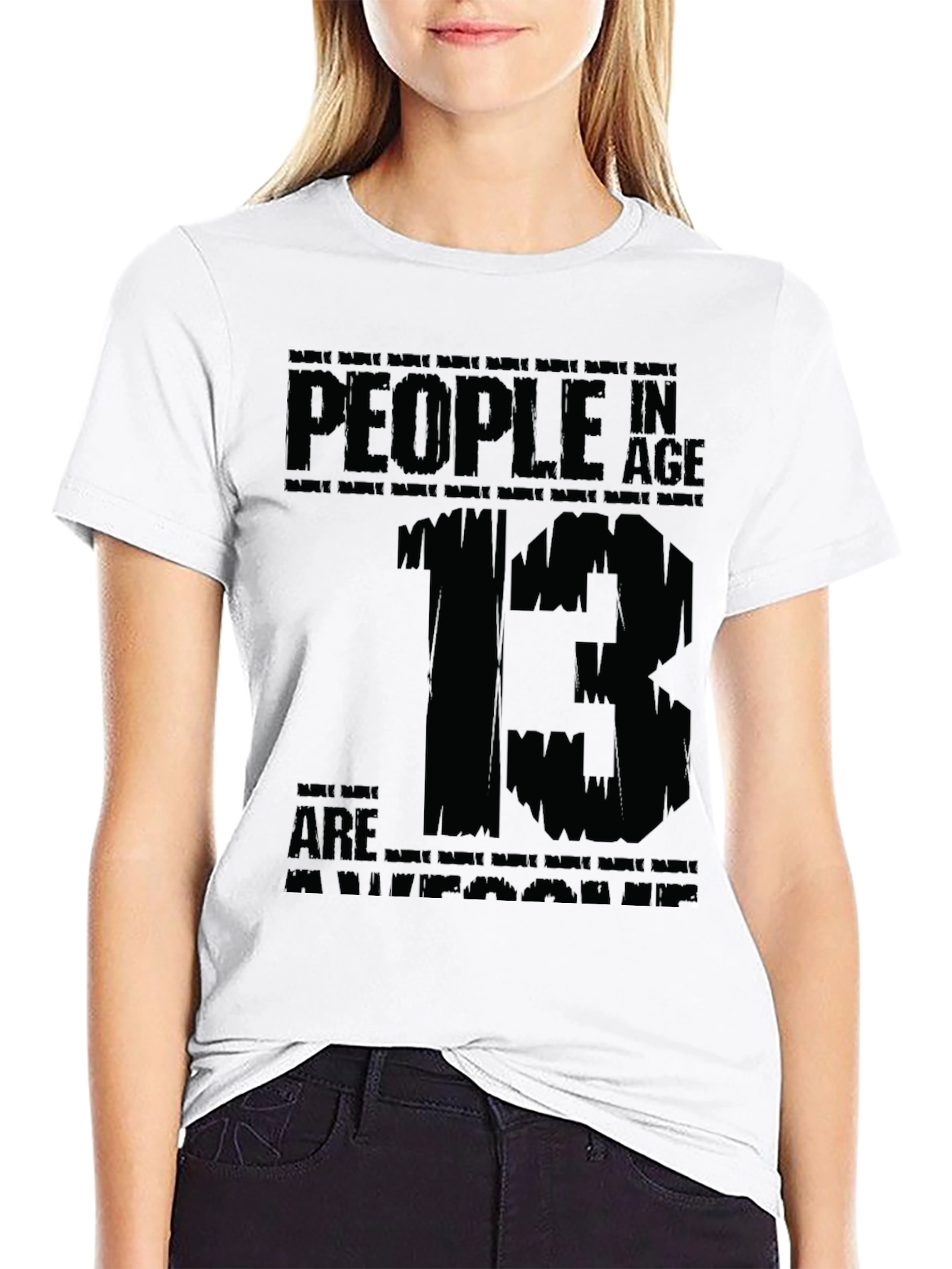 People in Age 13 T-Shirt Graphic Tee