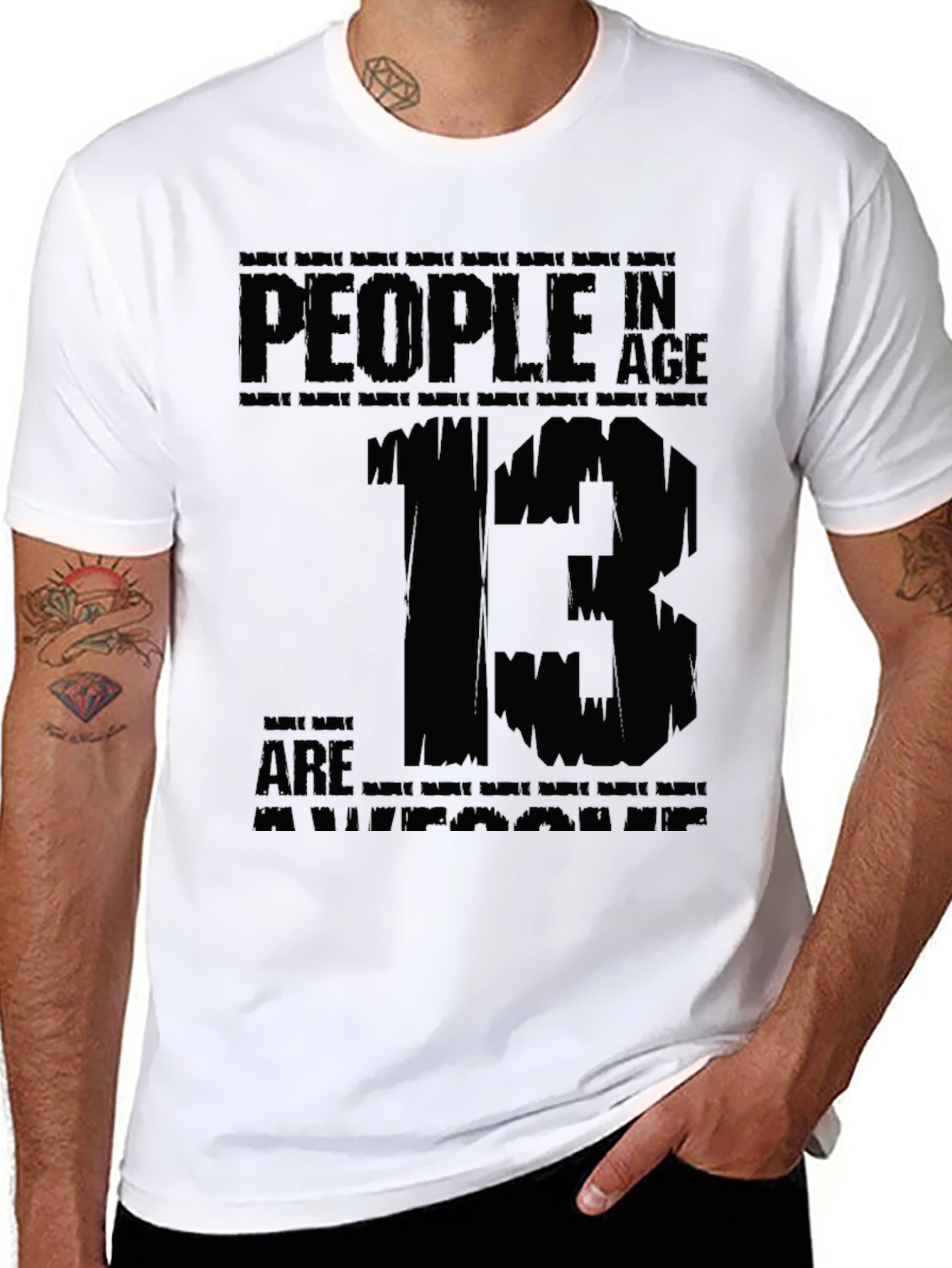 People in Age 13 T-Shirt Graphic Tee