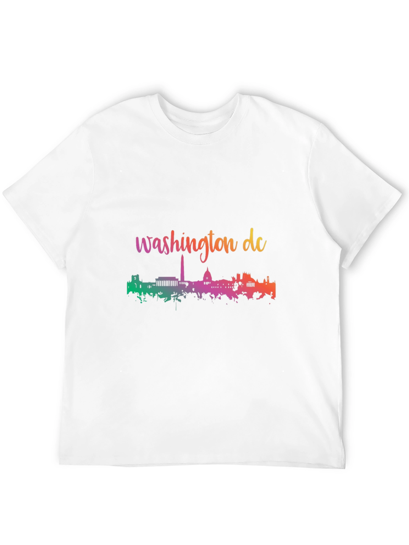Washington DC Skyline Black T-Shirt