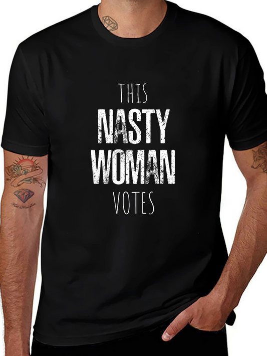 Nasty Woman Votes Graphic T-Shirt
