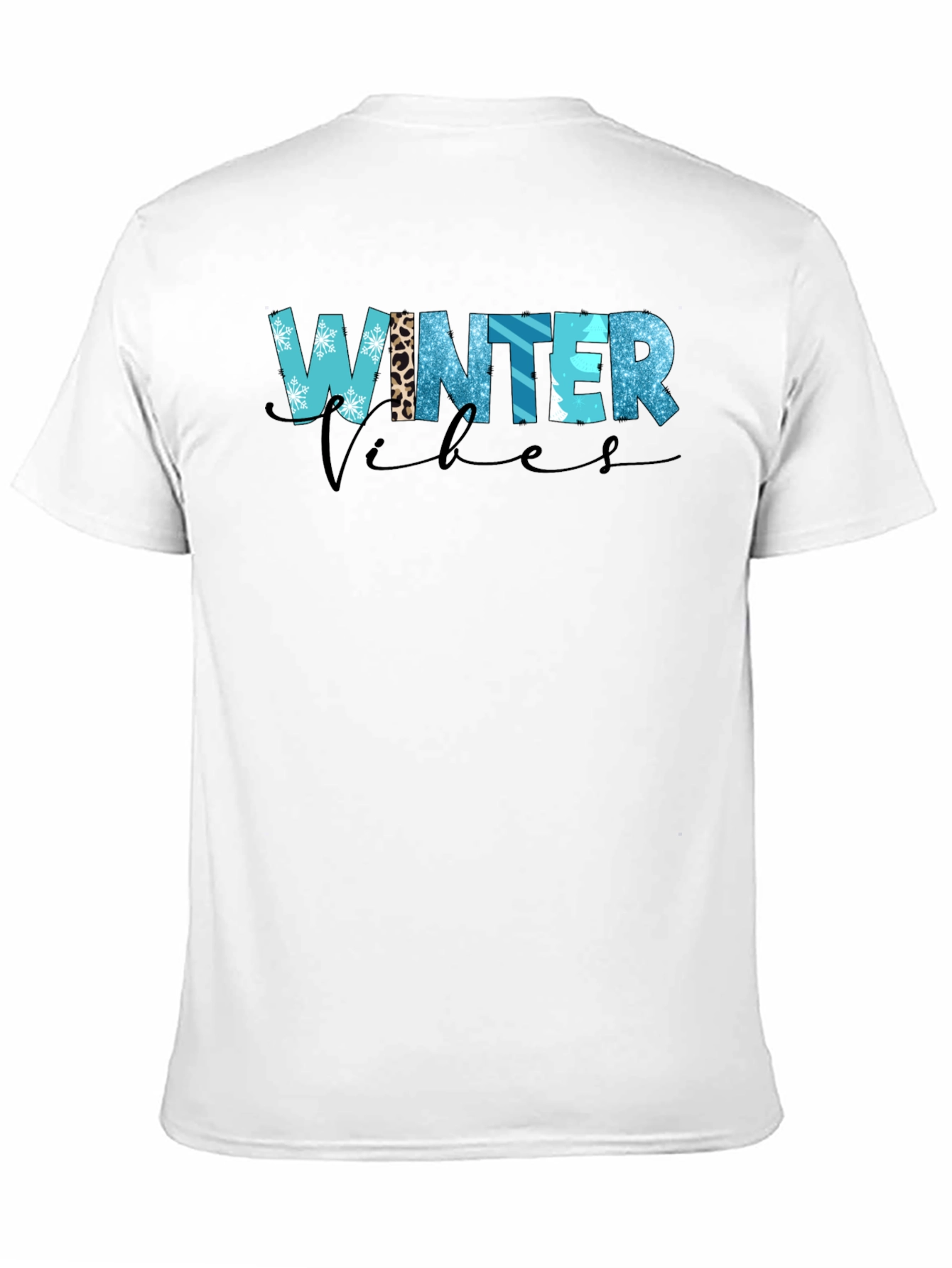 Winter Vibes Graphic Tee - Trendy Holiday Shirt