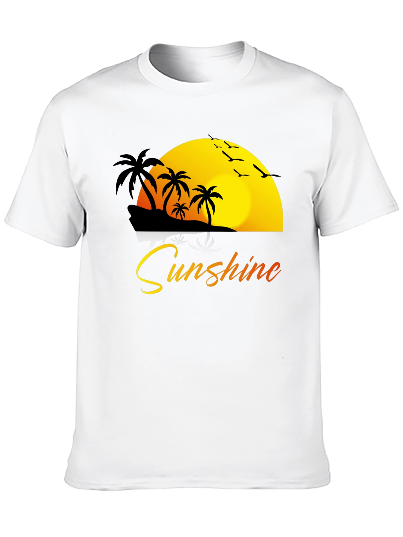 Sunshine Palm Tree Graphic T-Shirt