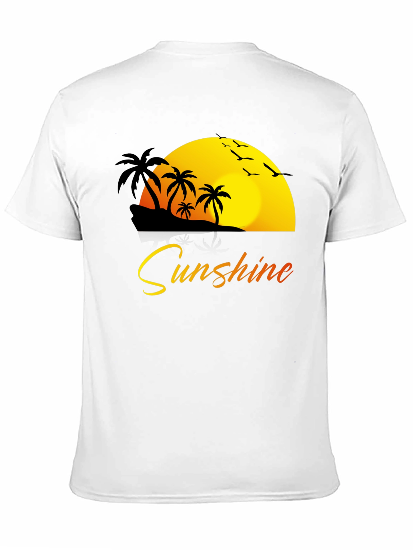 Sunshine Palm Tree Graphic T-Shirt