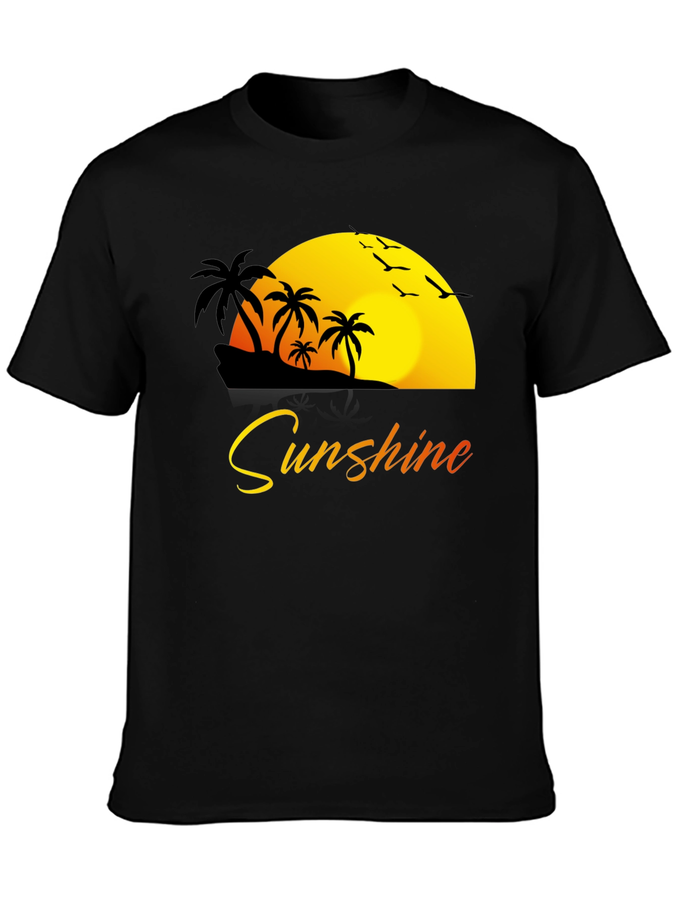 Sunshine Palm Tree Graphic T-Shirt