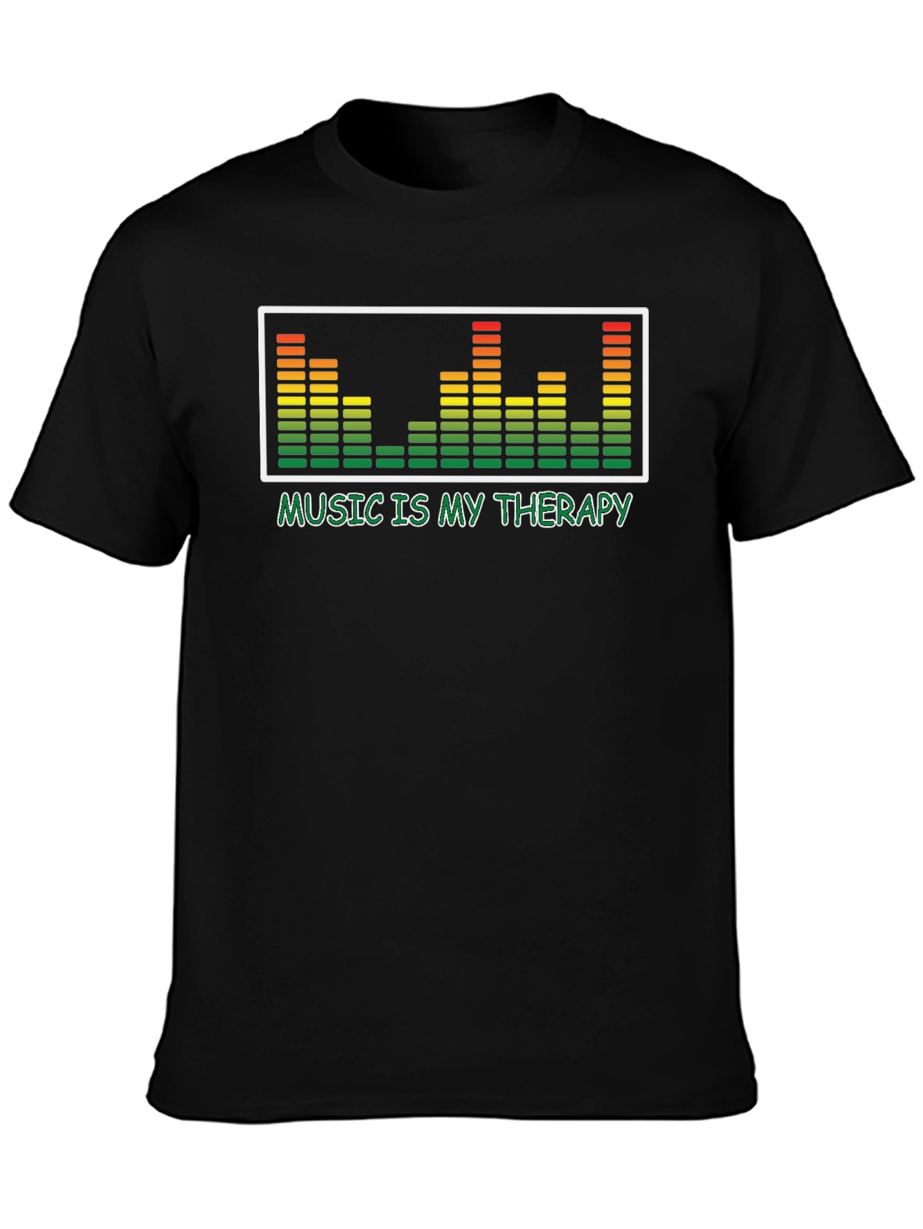Music is My Therapy T-Shirt - Graphic Tee