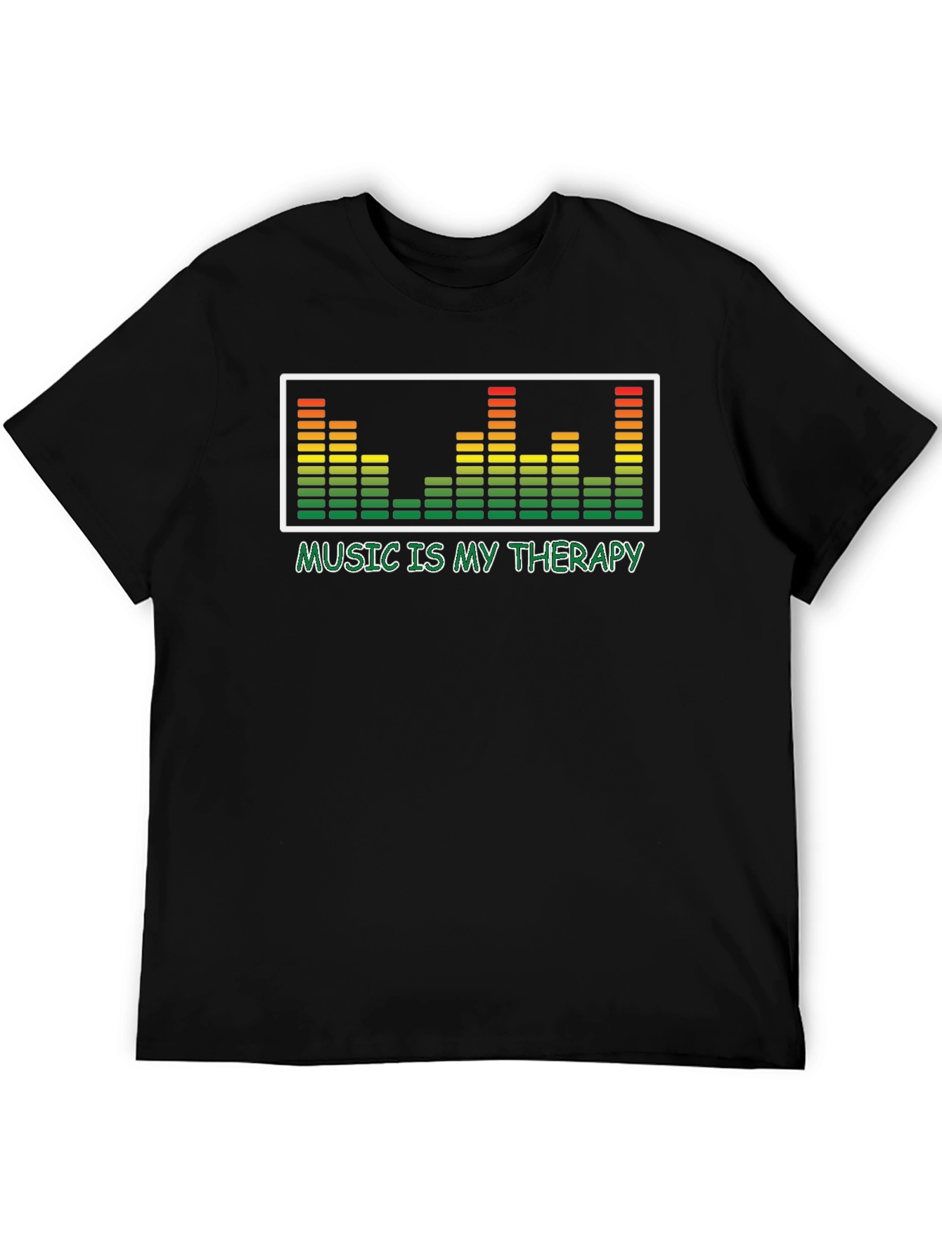 Music is My Therapy T-Shirt - Graphic Tee