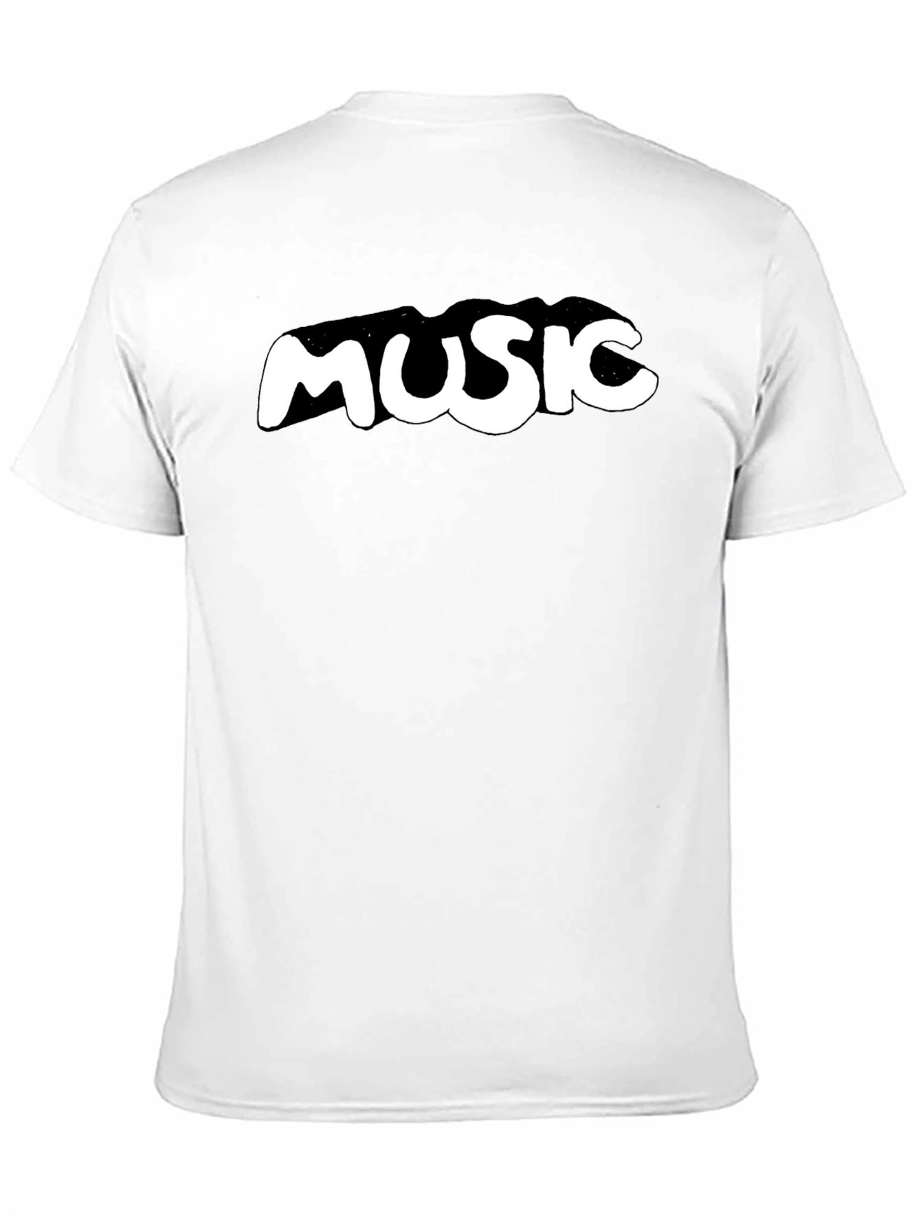 Music Galaxy Mens Black Graphic T-Shirt