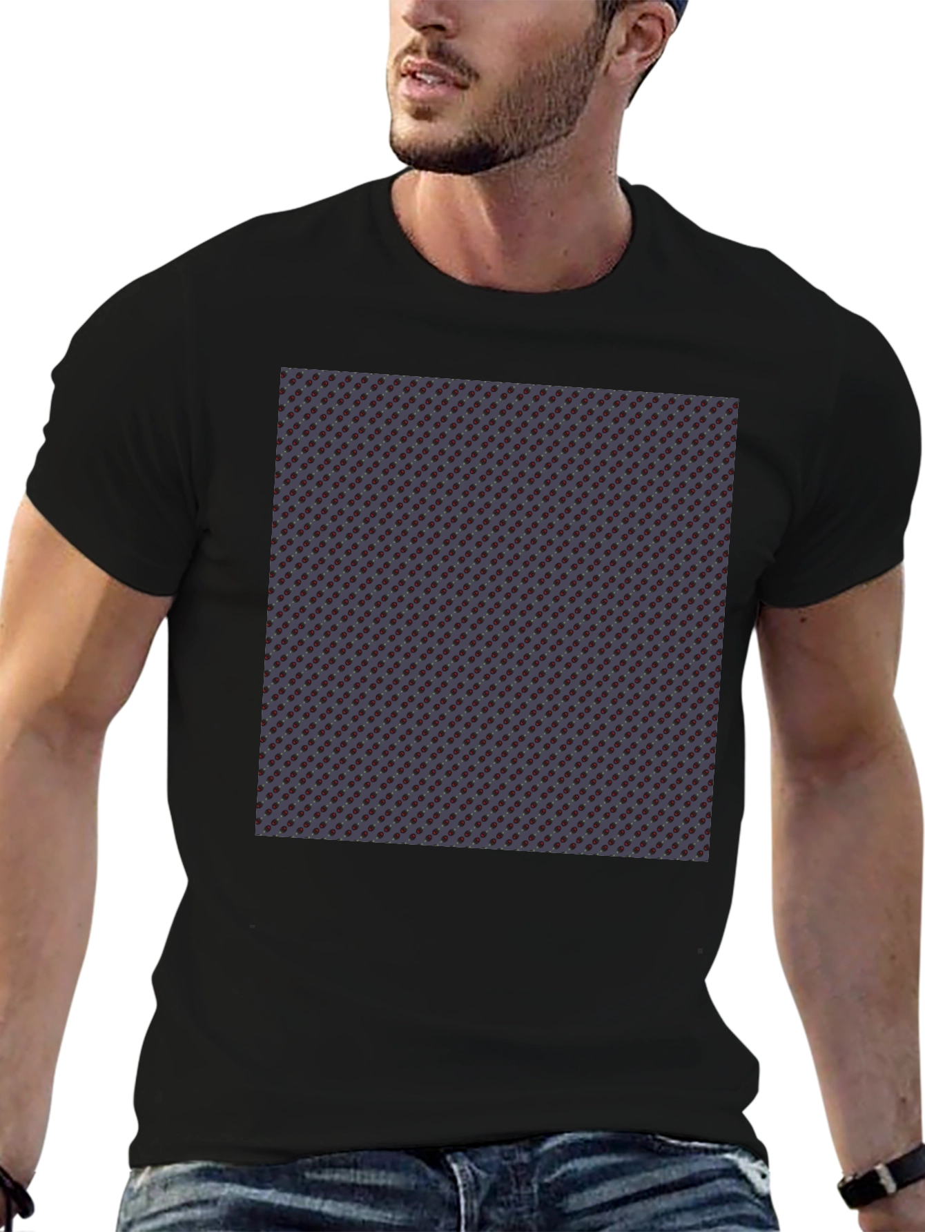 Patterned Casual Tee