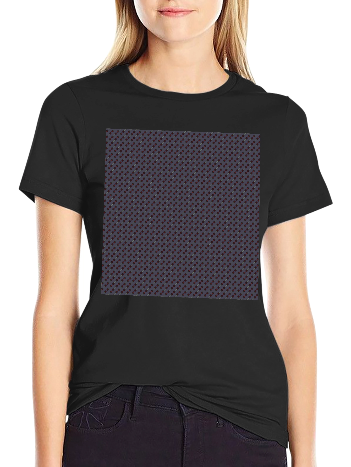 Patterned Casual Tee