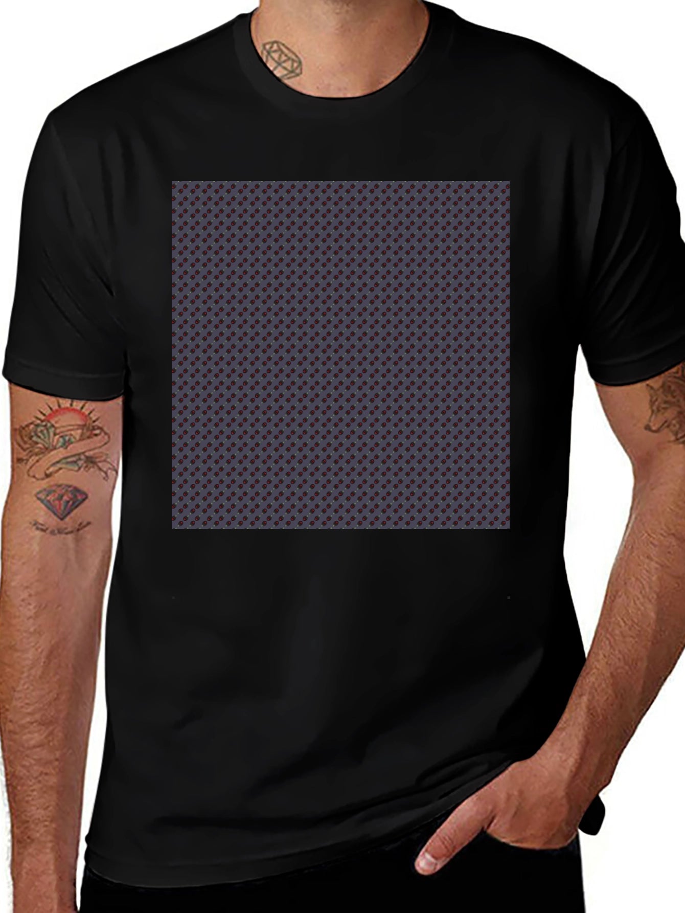 Patterned Casual Tee