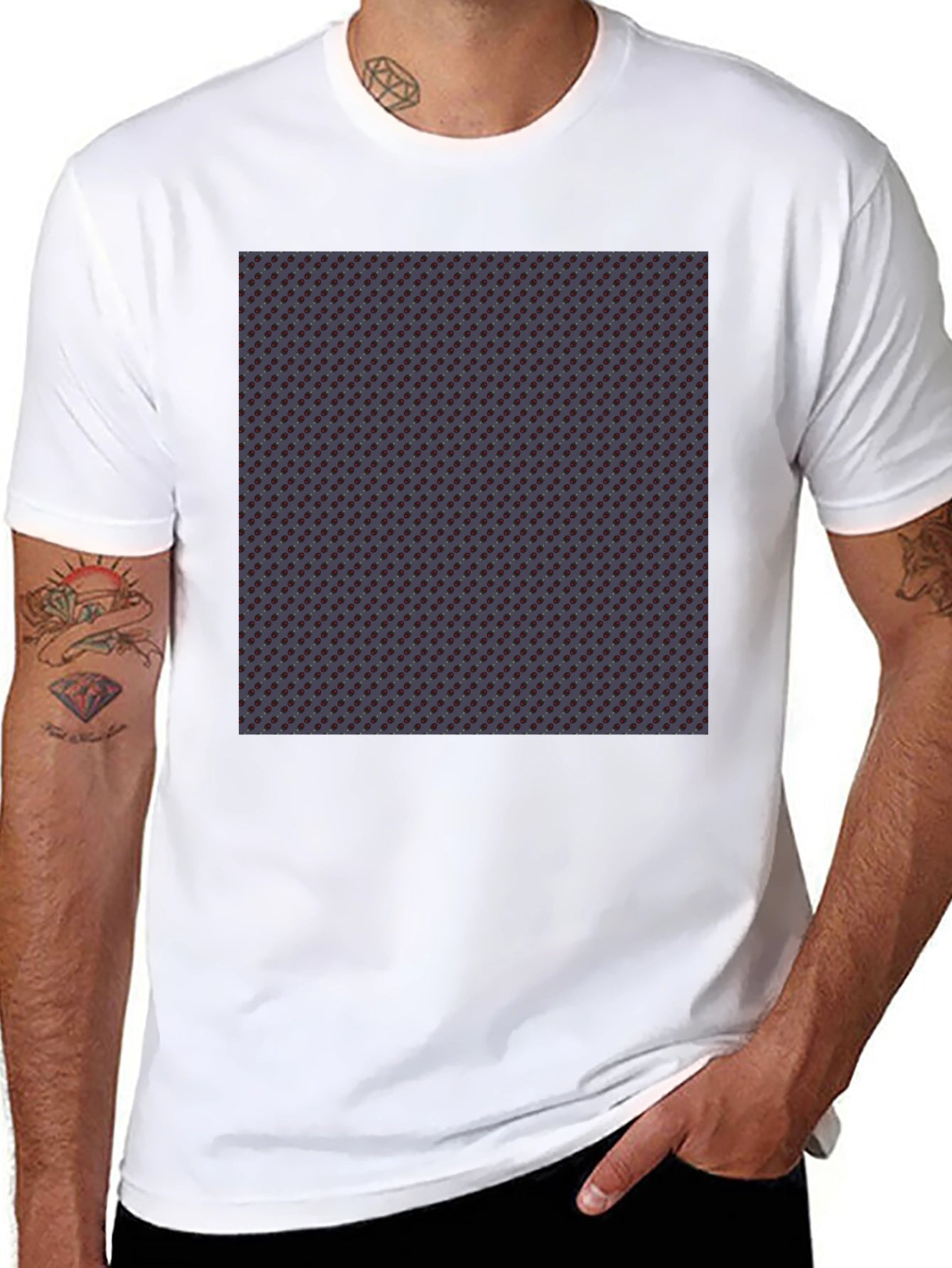 Patterned Casual Tee