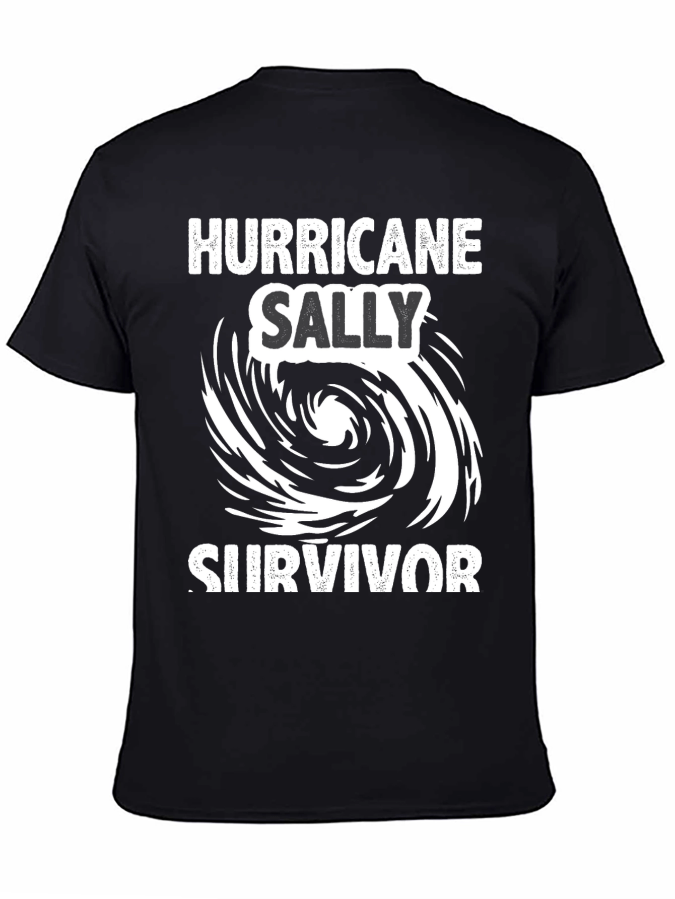 Hurricane Sally Survivor Black T-Shirt