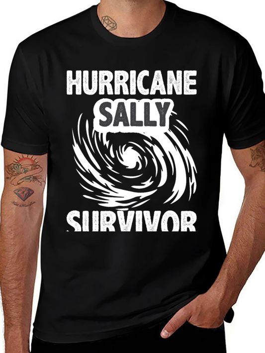 Hurricane Sally Survivor Black T-Shirt