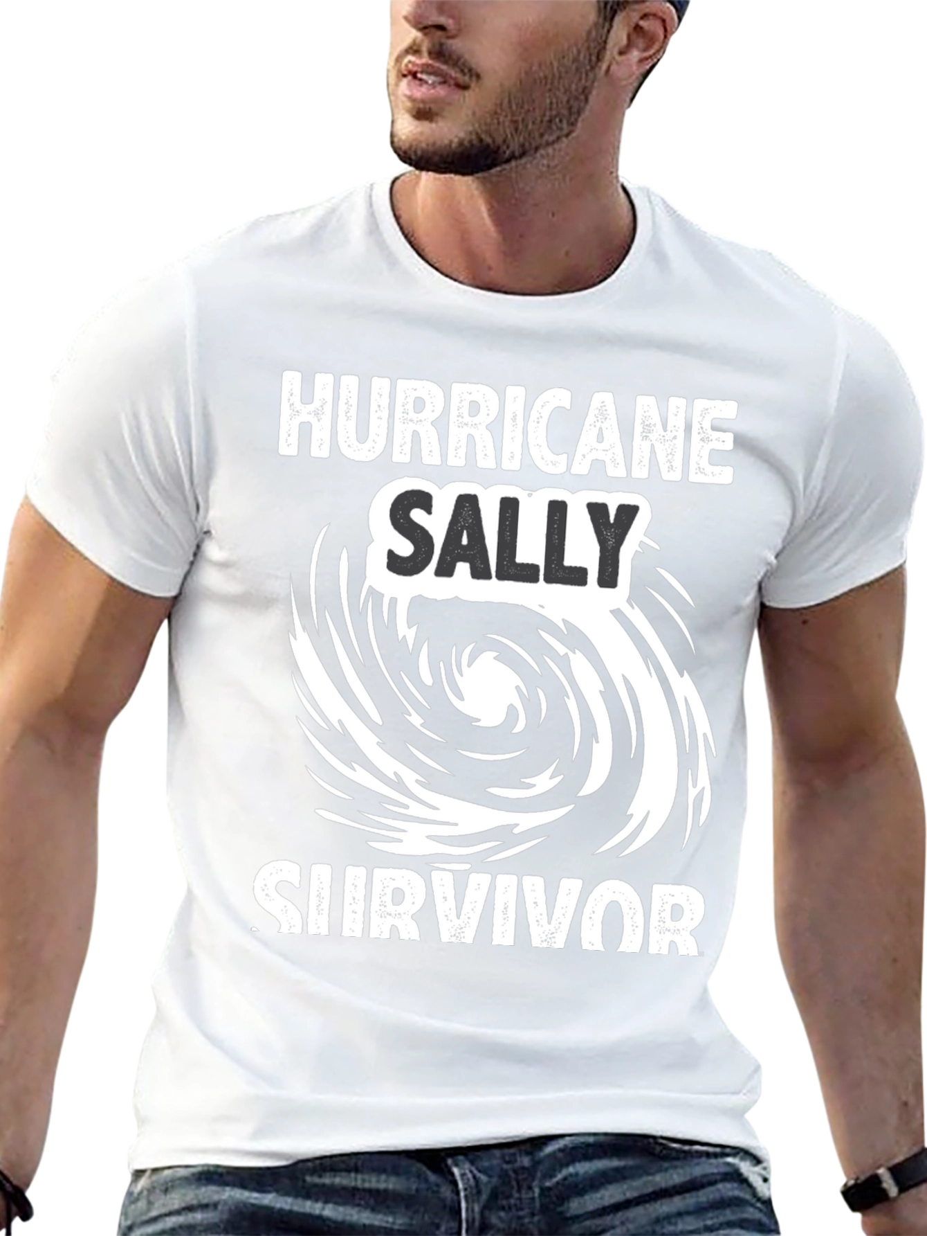 Hurricane Sally Survivor Black T-Shirt