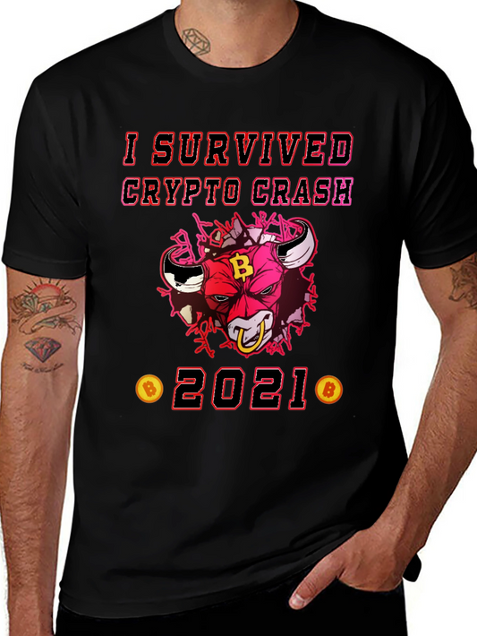 Crypto Crash Survivor 2021 Graphic Tee