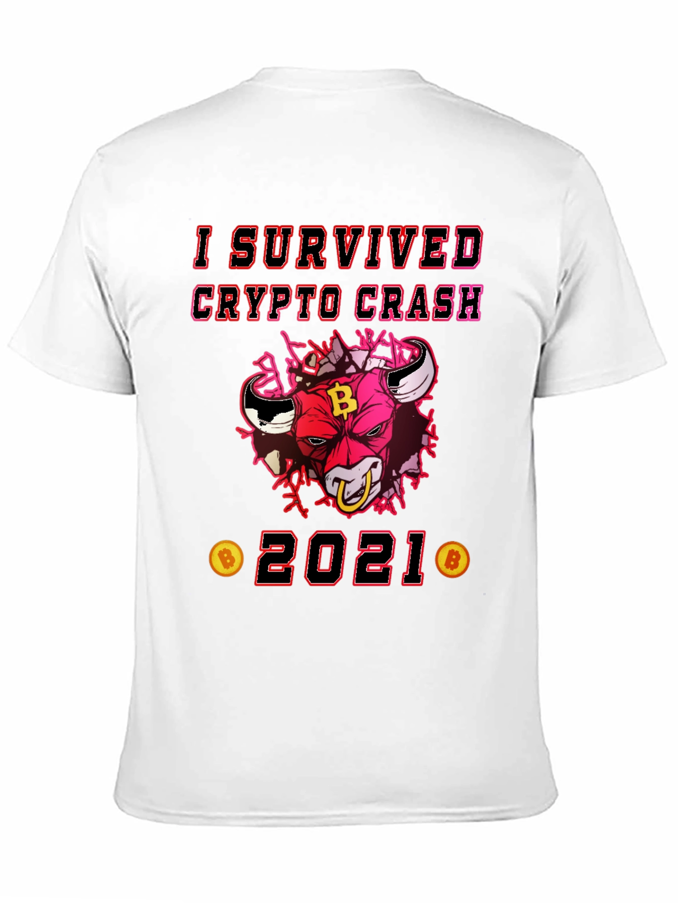 Crypto Crash Survivor 2021 Graphic Tee