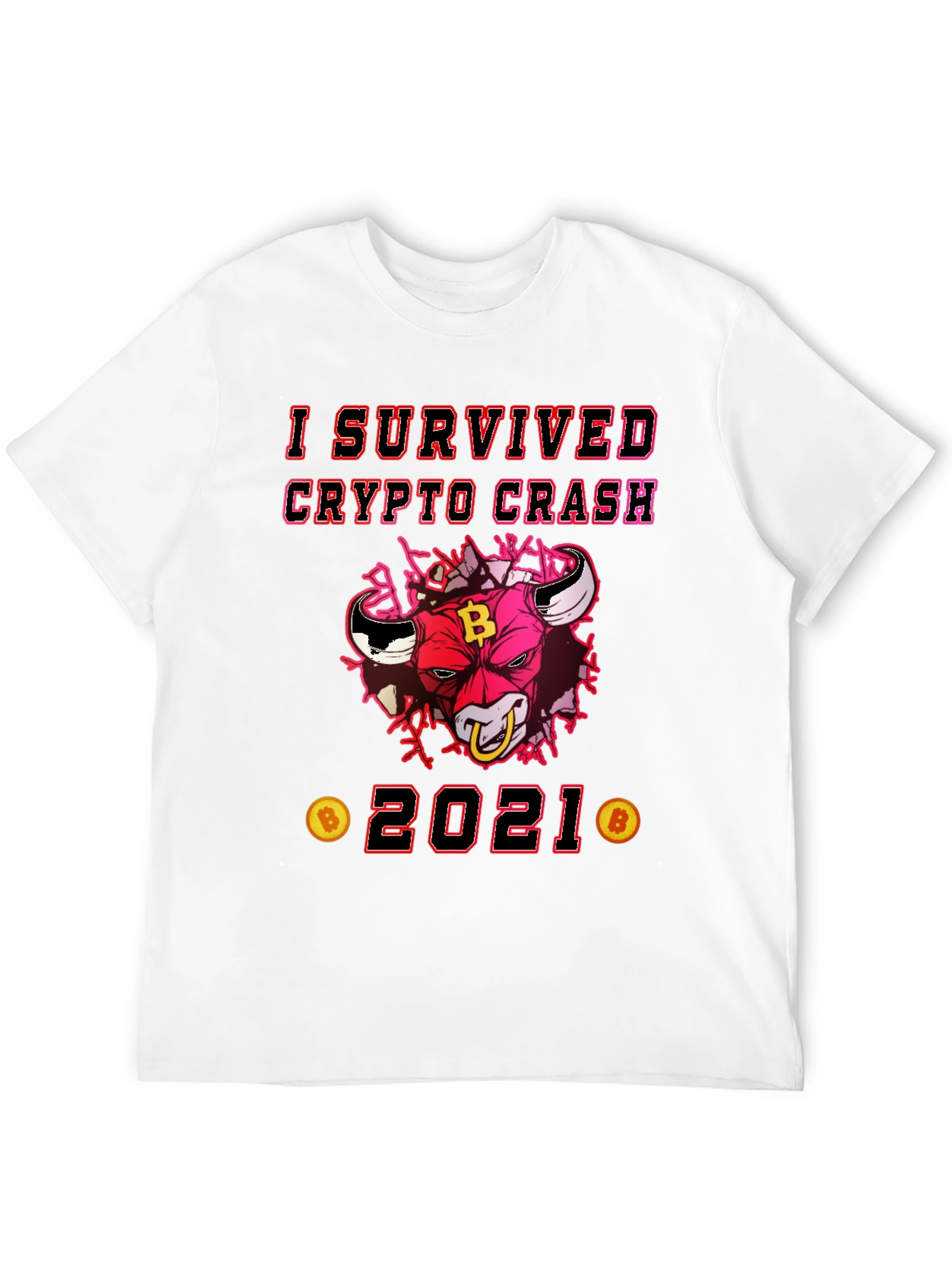 Crypto Crash Survivor 2021 Graphic Tee