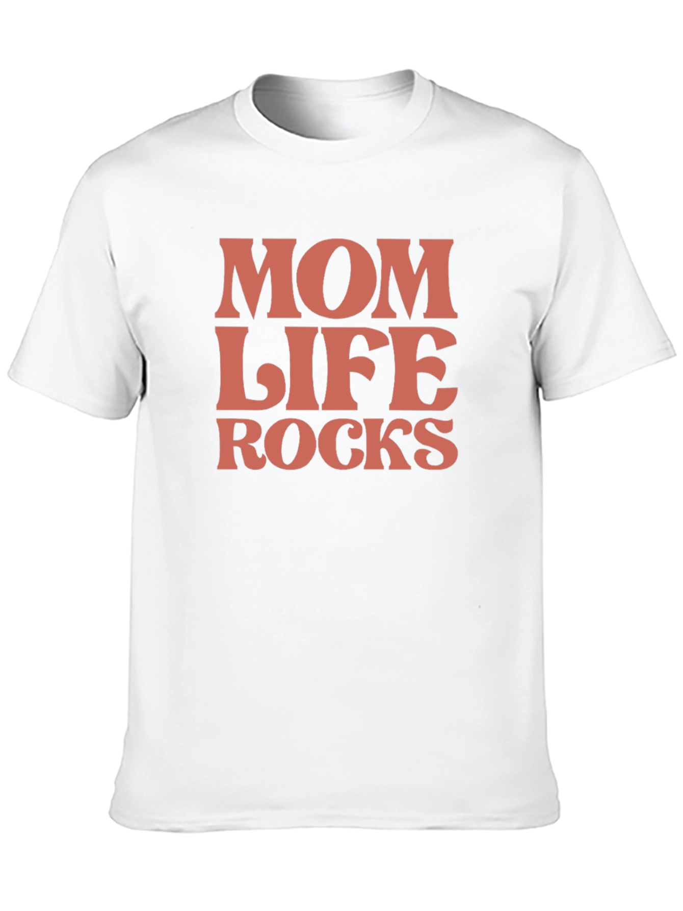 Mom Life Rocks Graphic Tee - Stylish Comfort