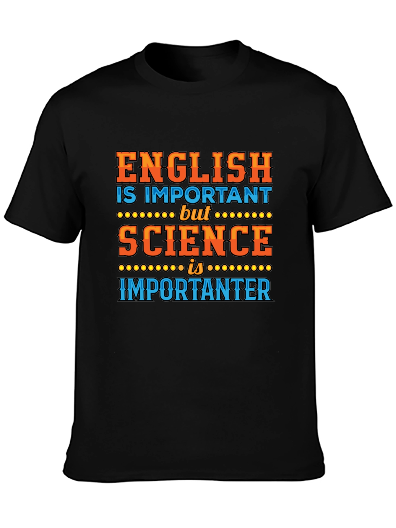 English vs. Science Tee - Importanter T-Shirt