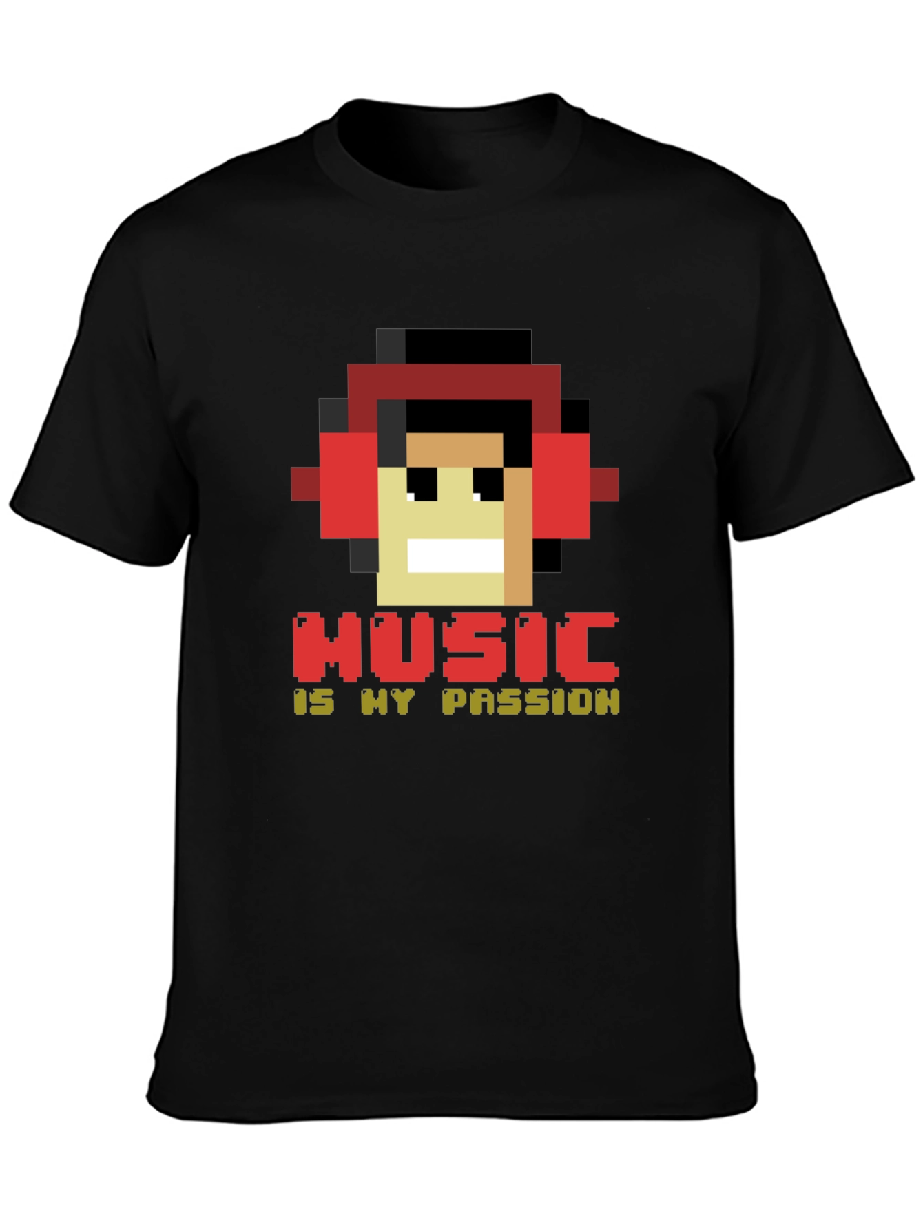 Pixel Music Lover Graphic Tee
