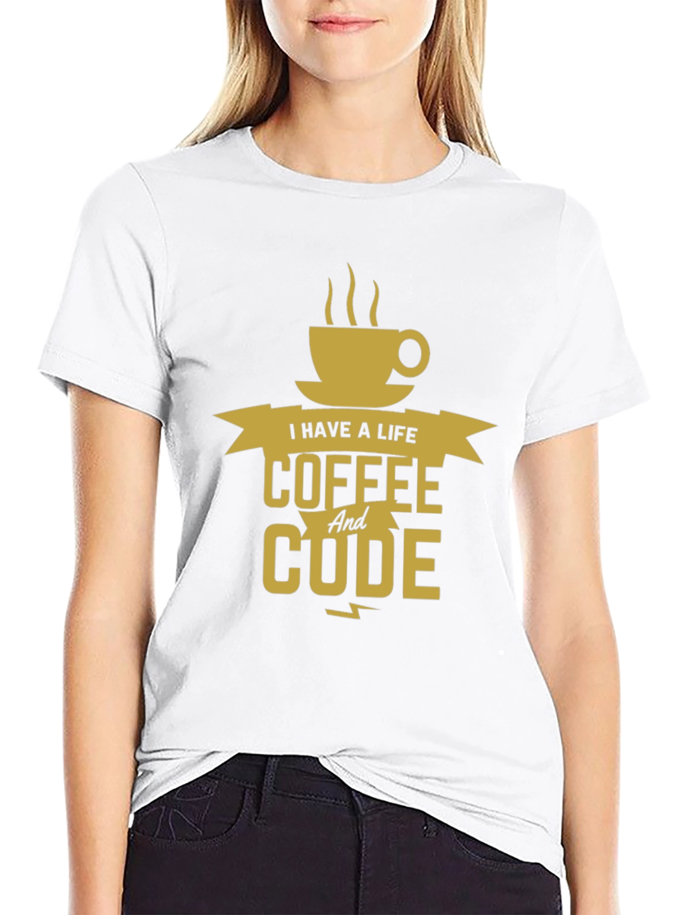 I Have a Life Coffee And Code T-Shirt