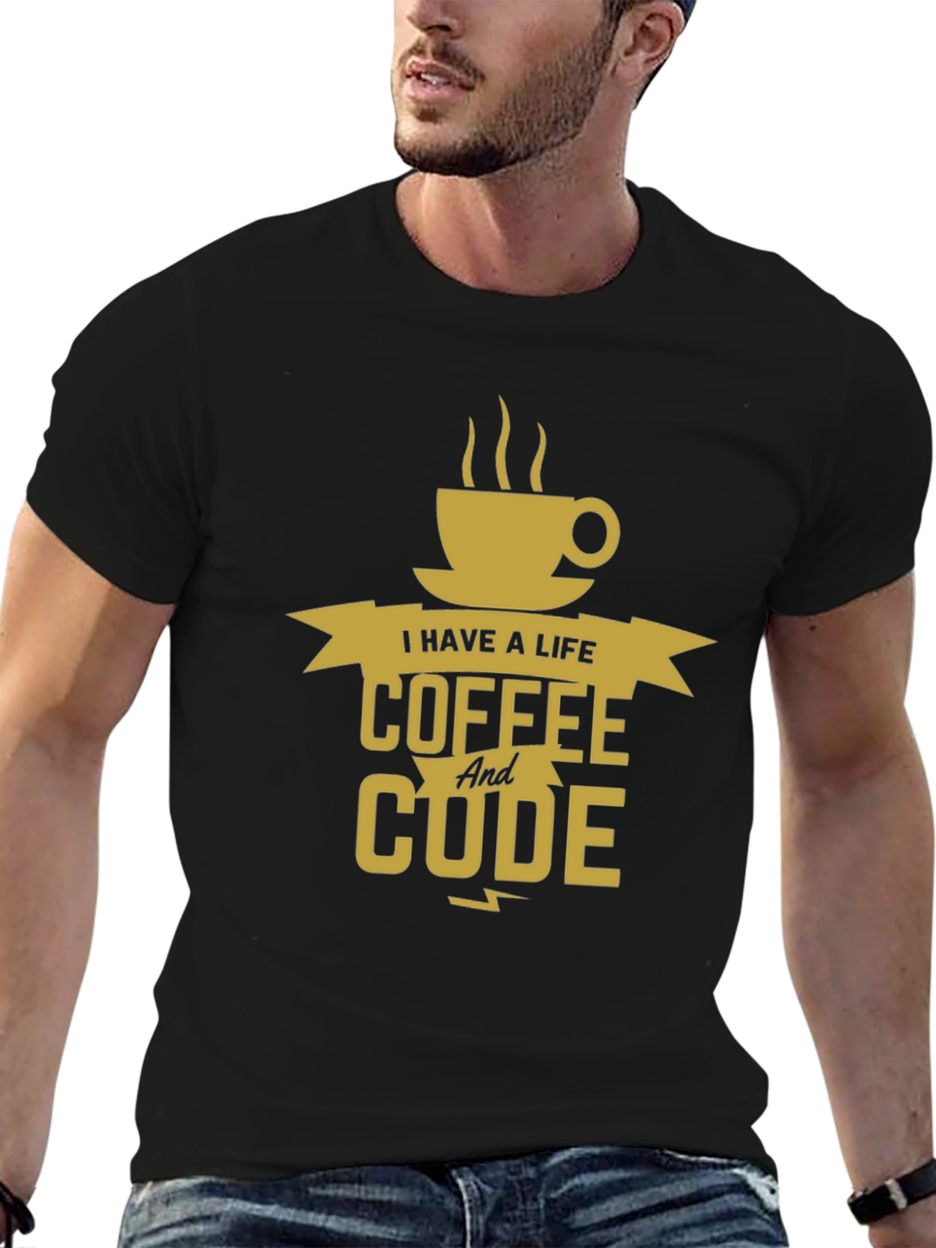 I Have a Life Coffee And Code T-Shirt