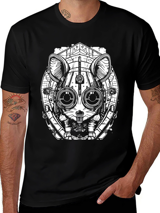 Steampunk Rat Graphic T-Shirt