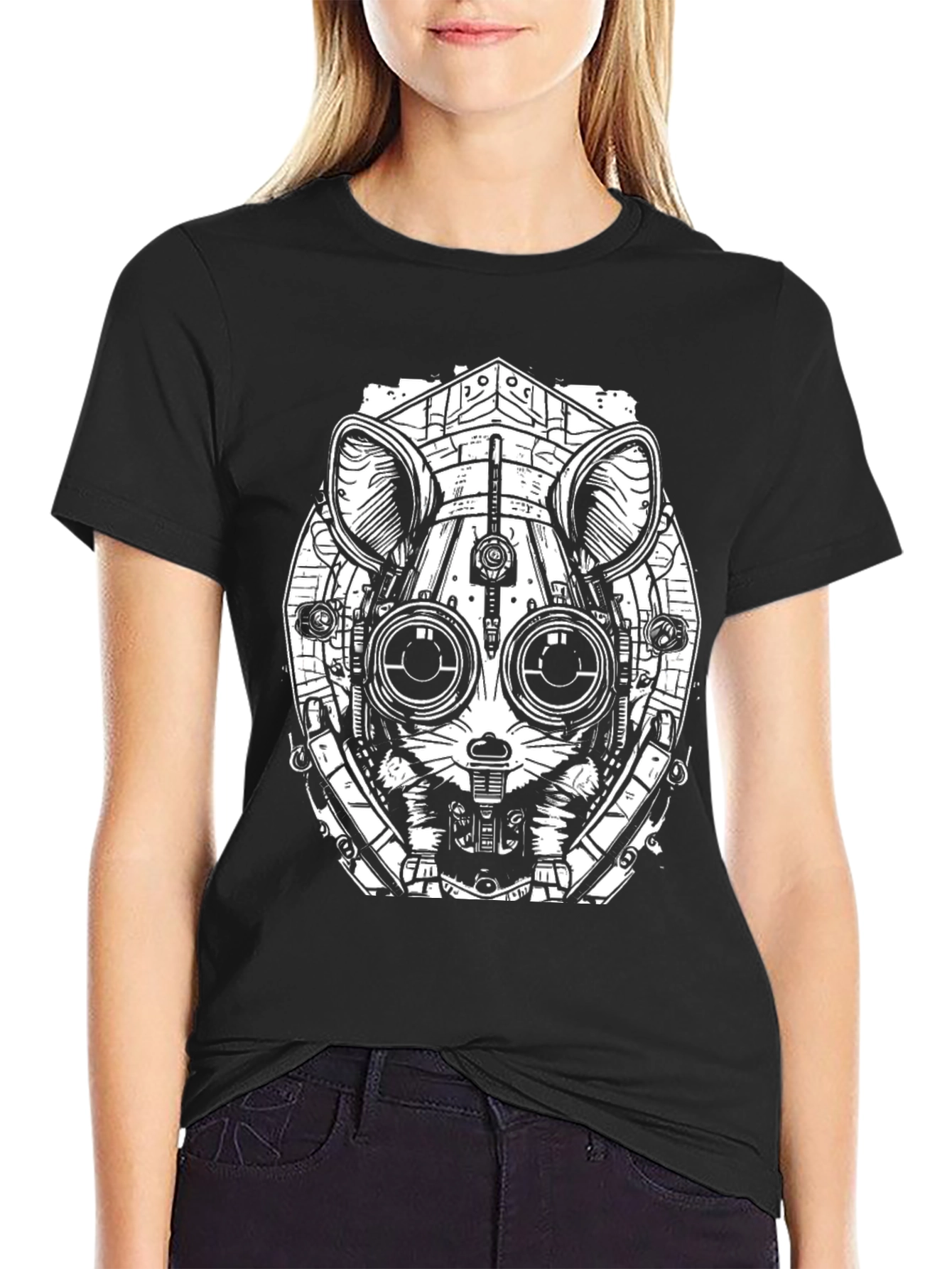Steampunk Rat Graphic T-Shirt
