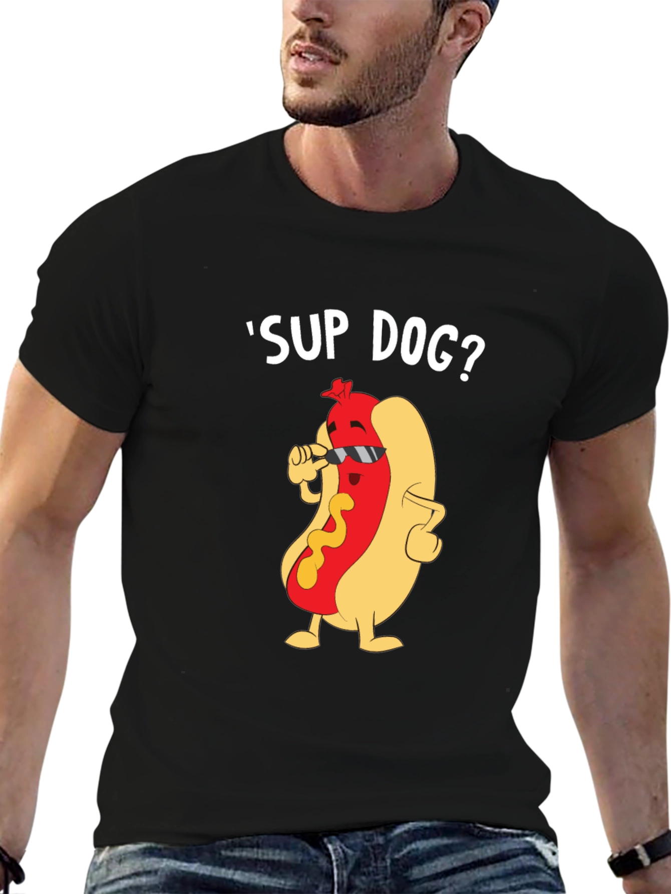Cool Hot Dog Graphic Tee - Funny Pun T-Shirt