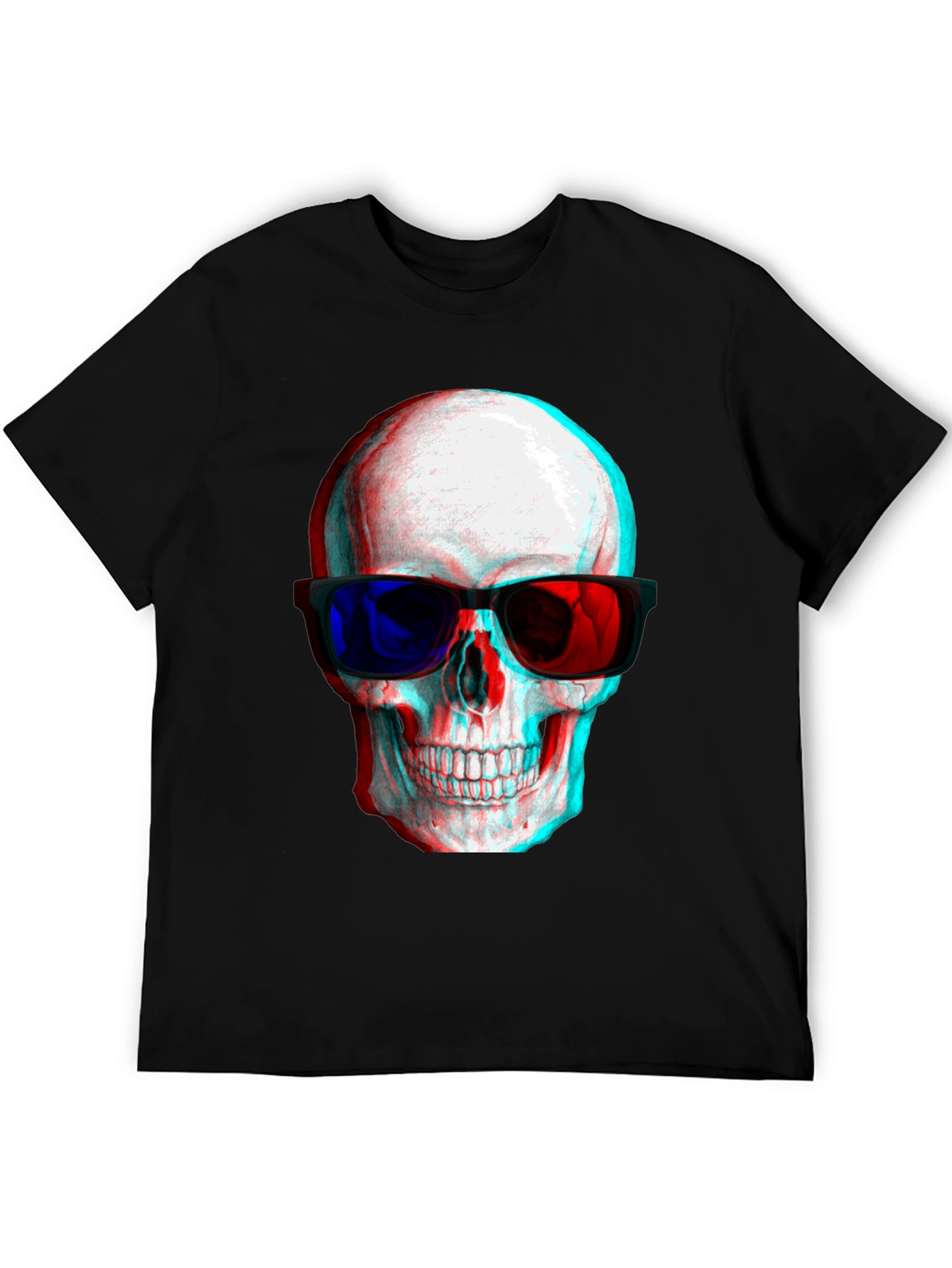 3D Skull Graphic Tee