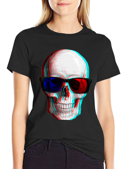 3D Skull Graphic Tee