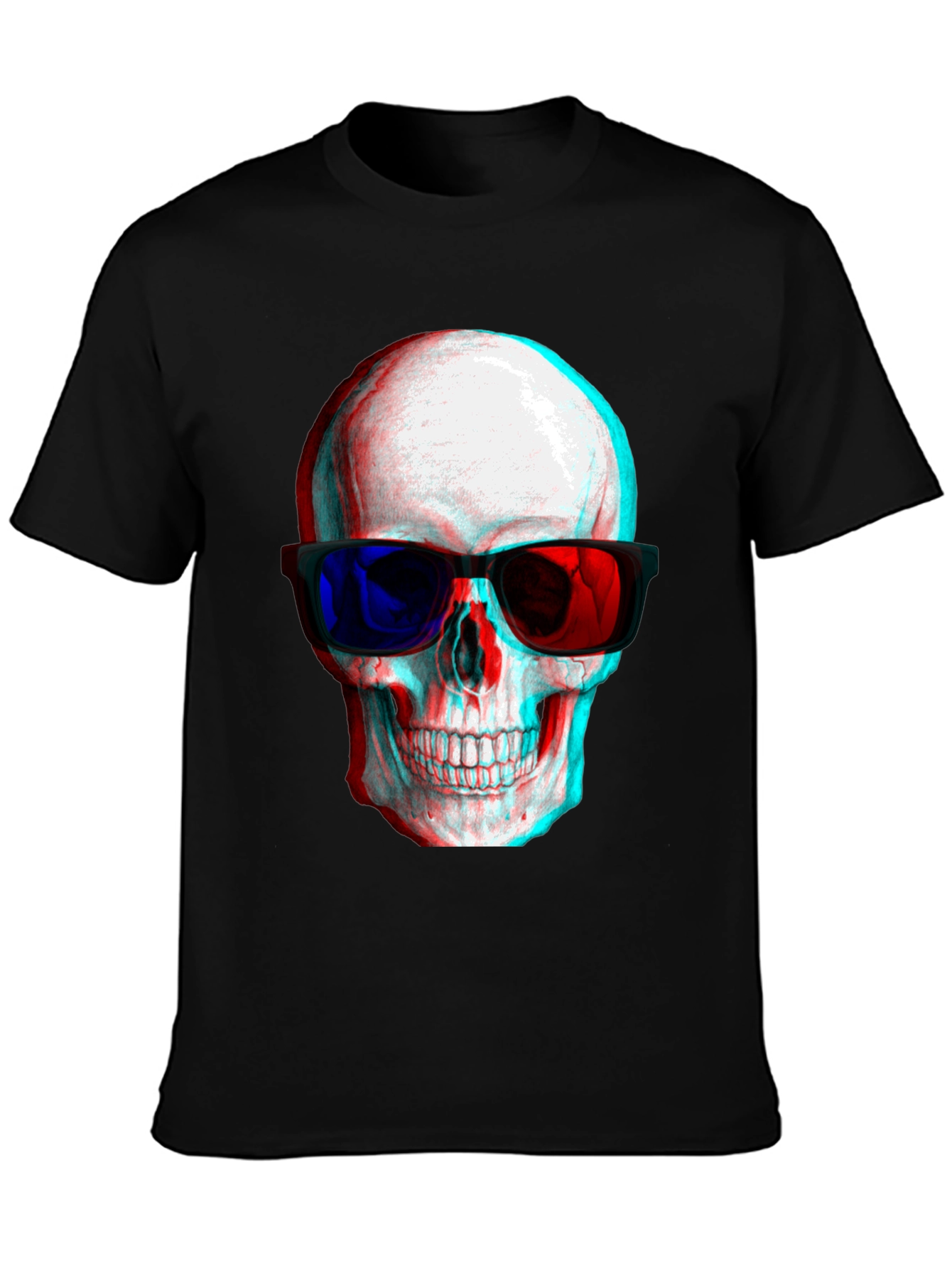 3D Skull Graphic Tee