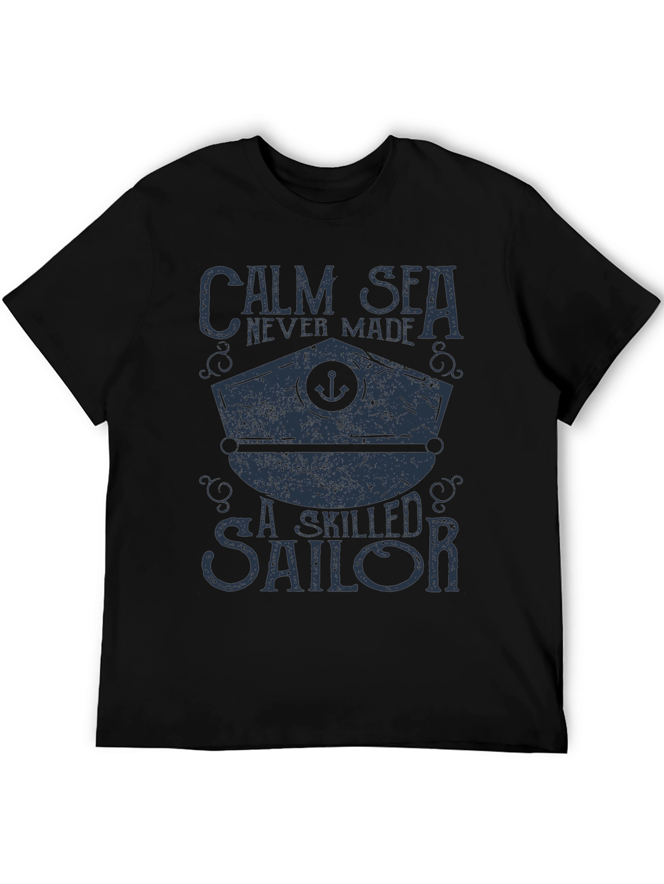 Calm Sea Skilled Sailor Graphic T-Shirt