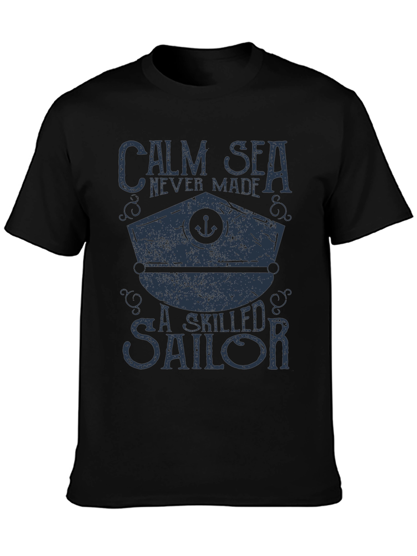 Calm Sea Skilled Sailor Graphic T-Shirt