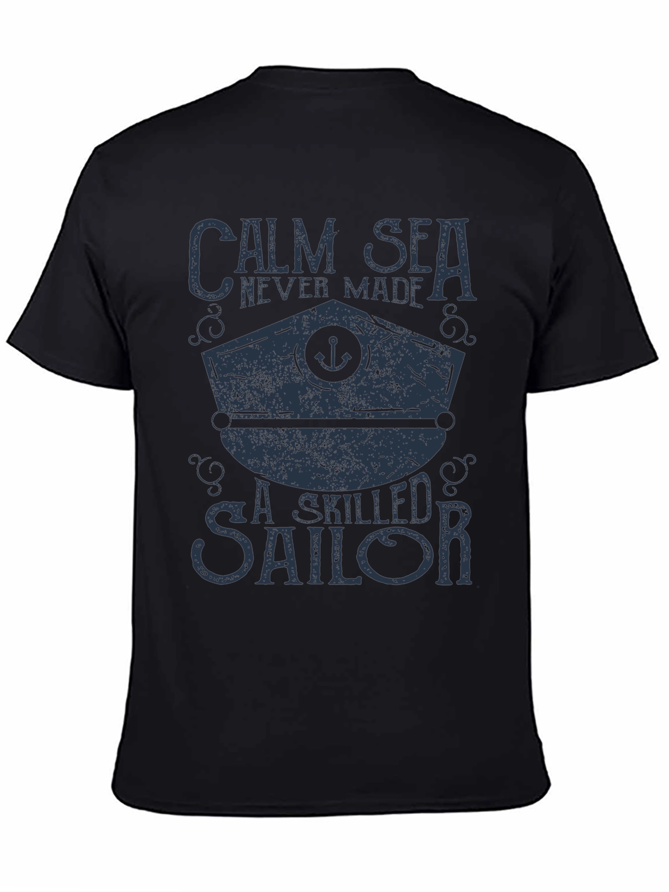 Calm Sea Skilled Sailor Graphic T-Shirt