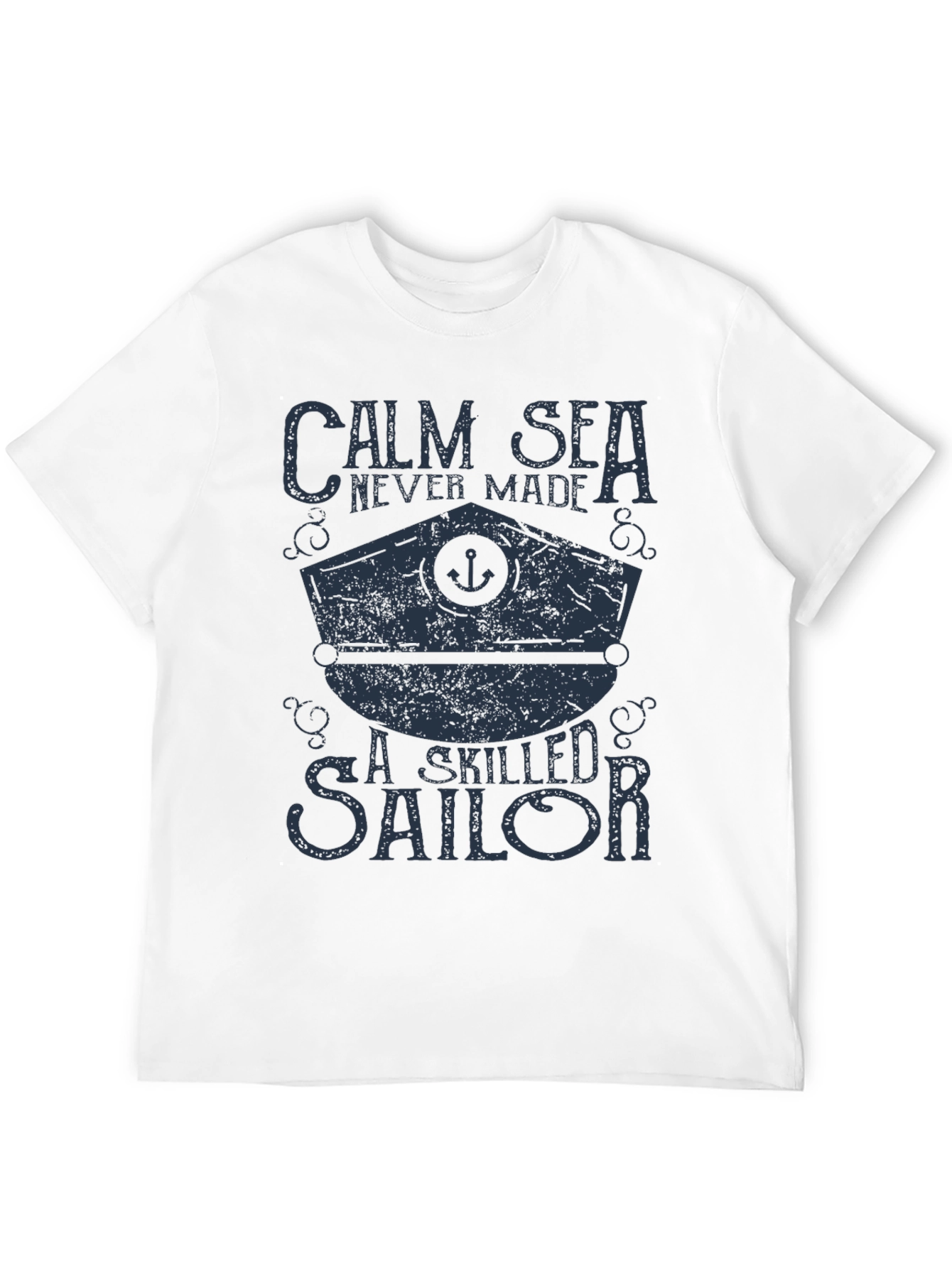 Calm Sea Skilled Sailor Graphic T-Shirt
